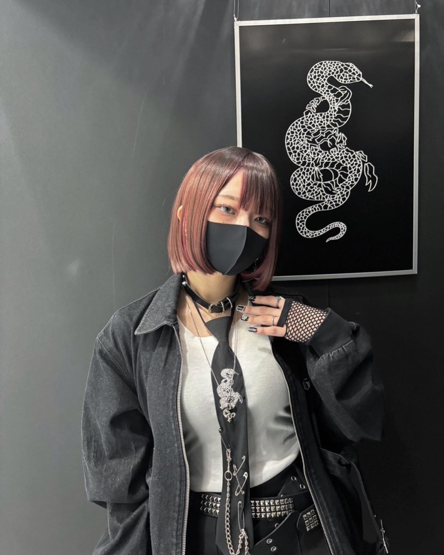 【再販】gibous snake scorpion necktie