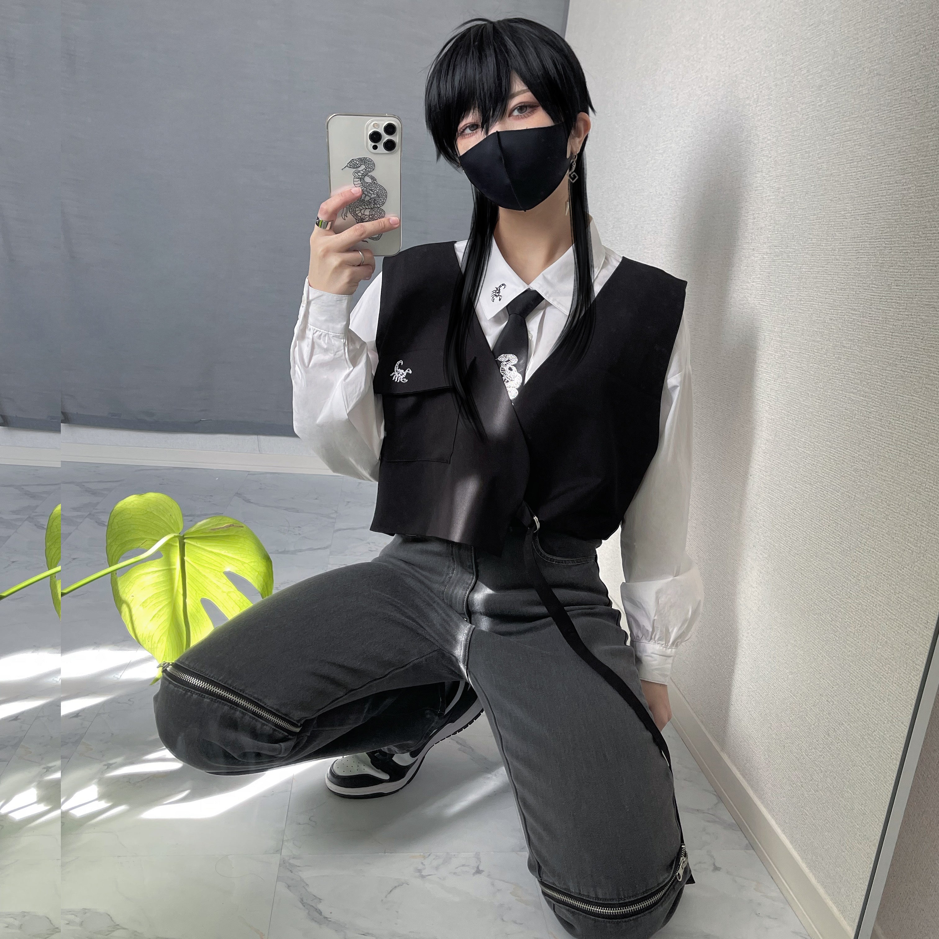 【再販】gibous snake scorpion necktie