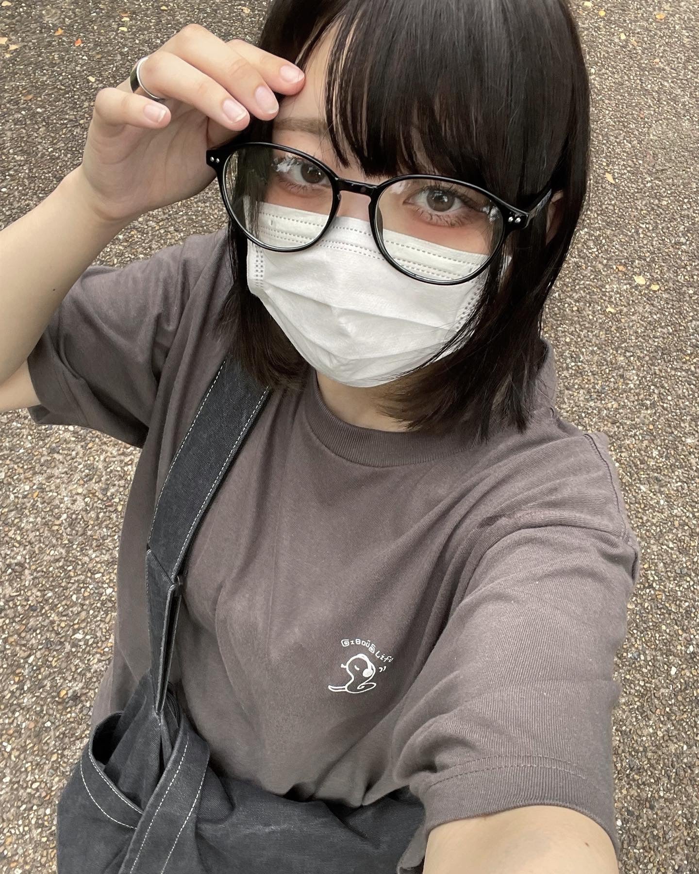 【再販】gibous snake scorpion black rim glasses