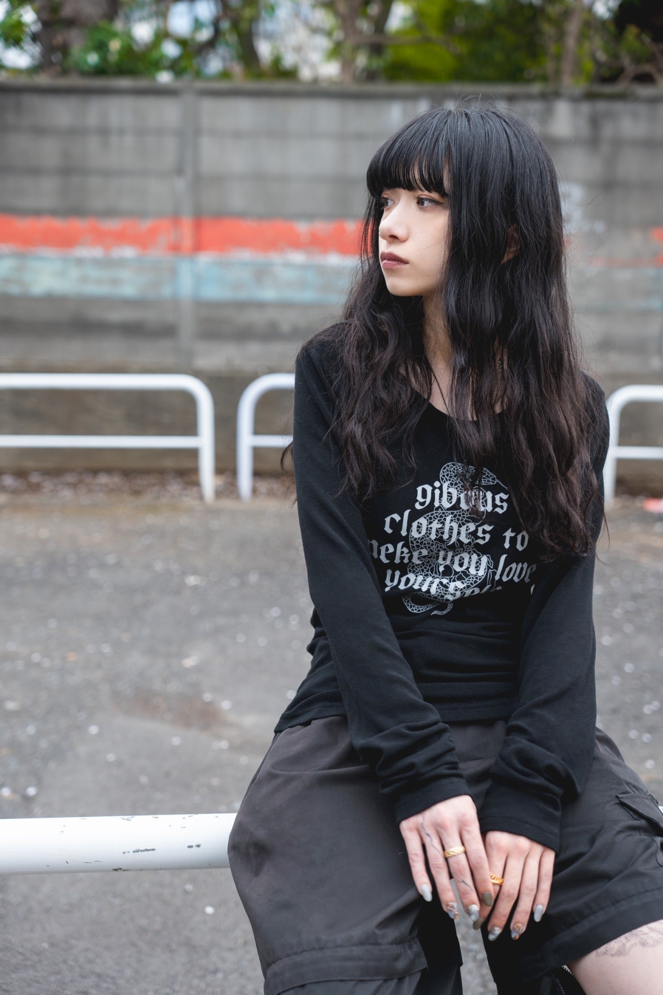 gibous snake scorpion waist shaping tops