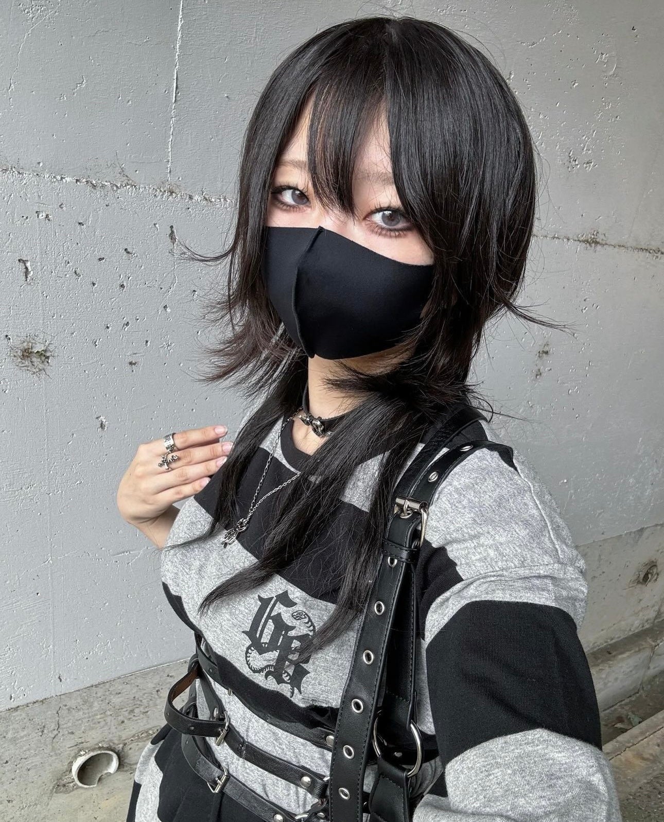 gibous GB border t gray×black