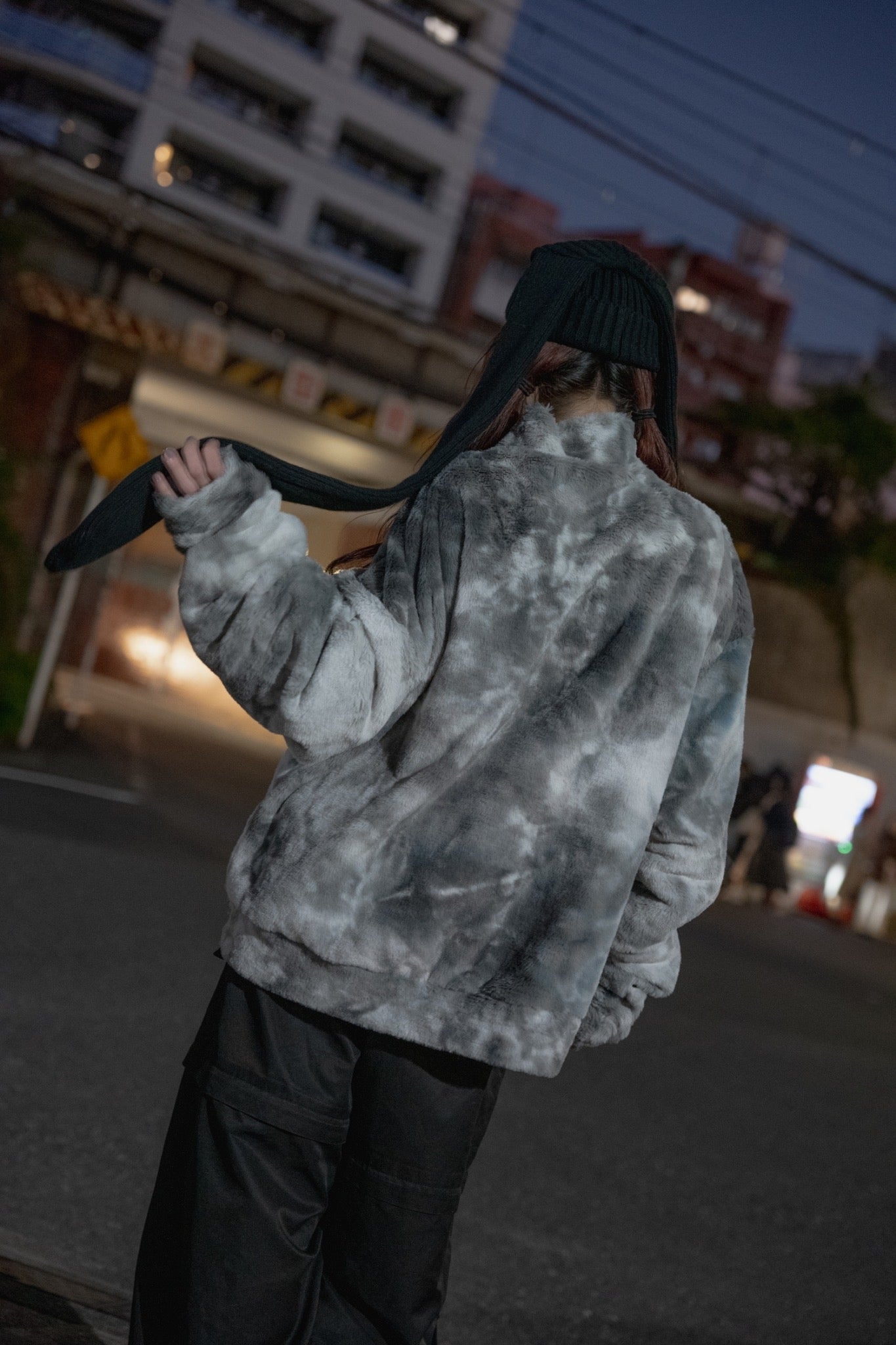 【再販】lhp tie-dye cross half zip light