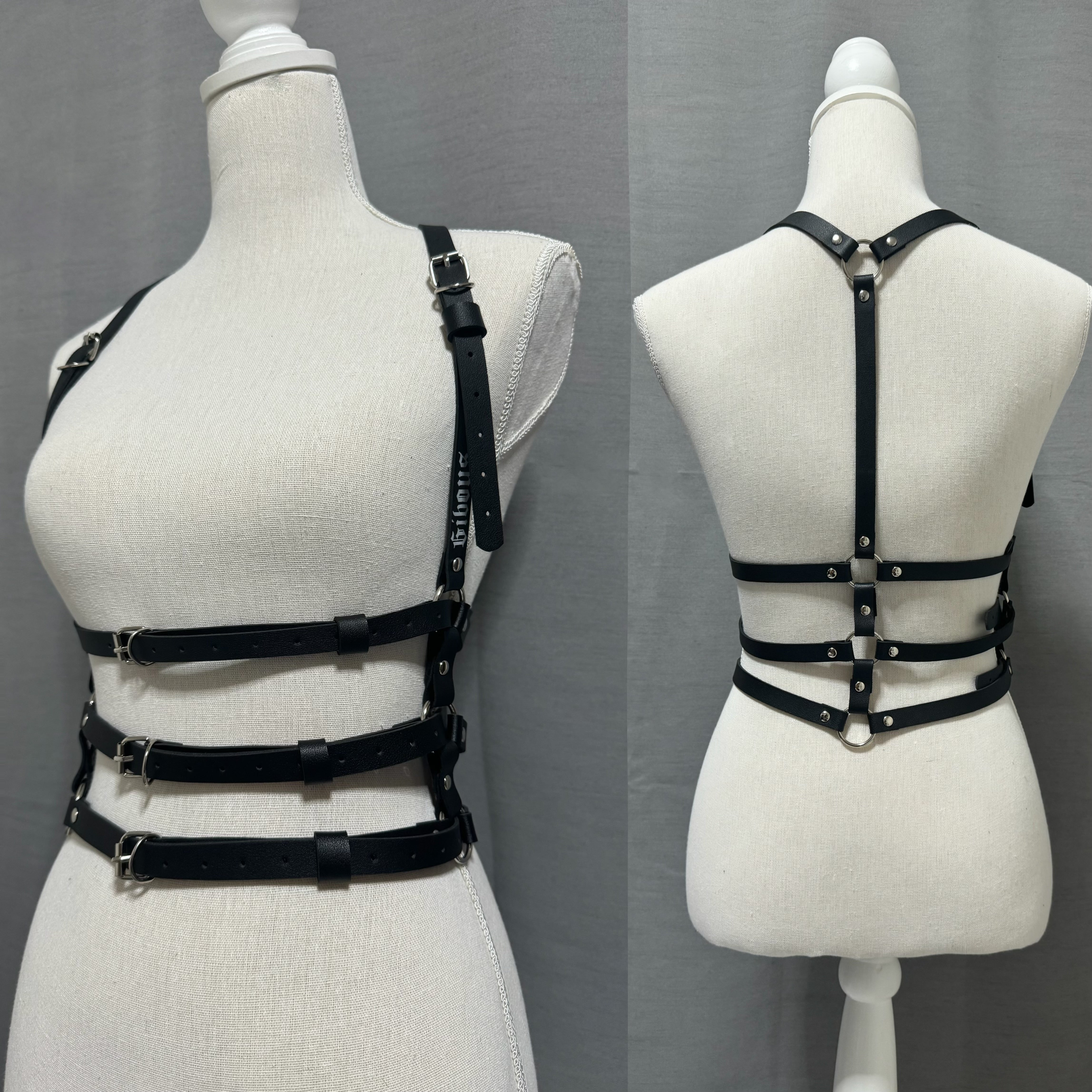 gibous logo harness belt