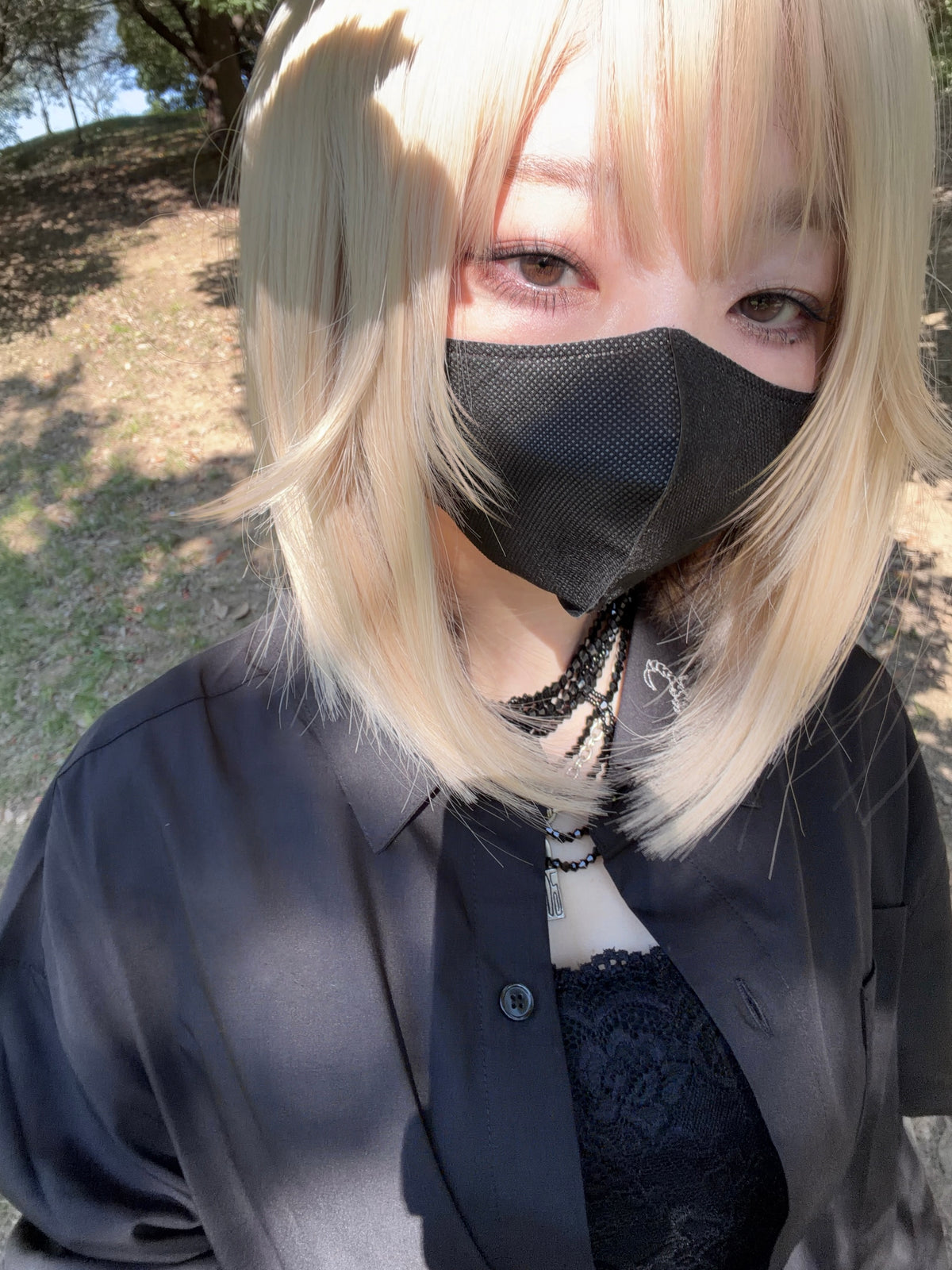 gibous scorpion sleeve shirt black