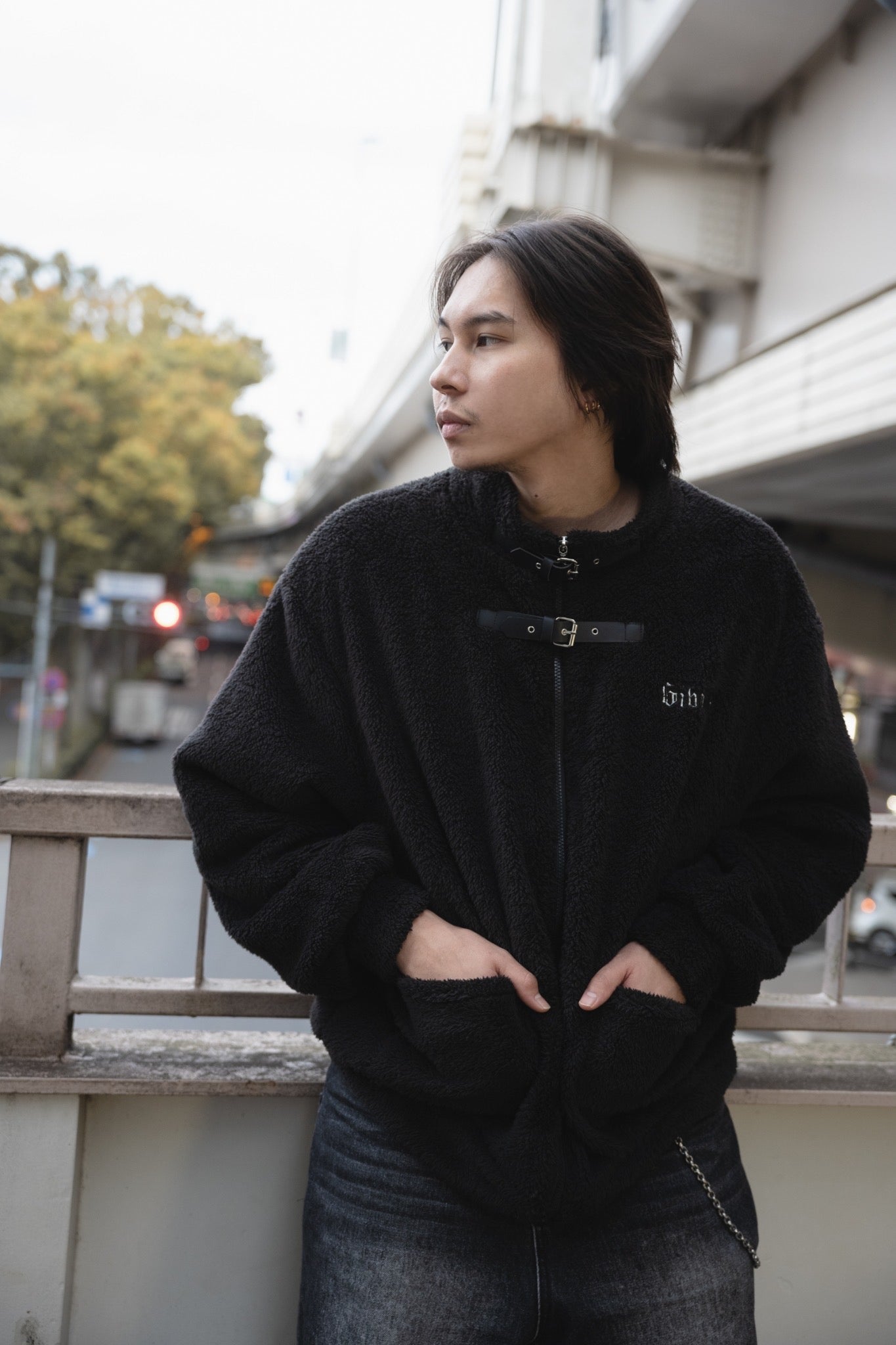 gibous double belt logo boa outer