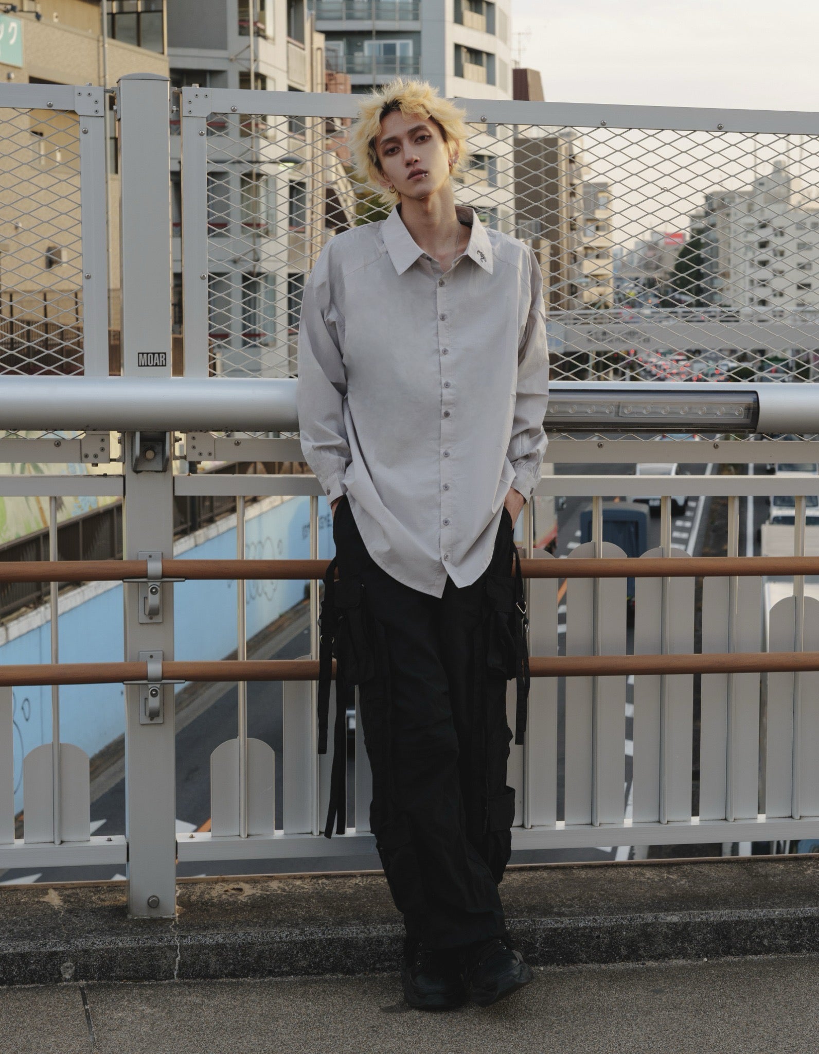 【再販】gibous scorpion shirt gray