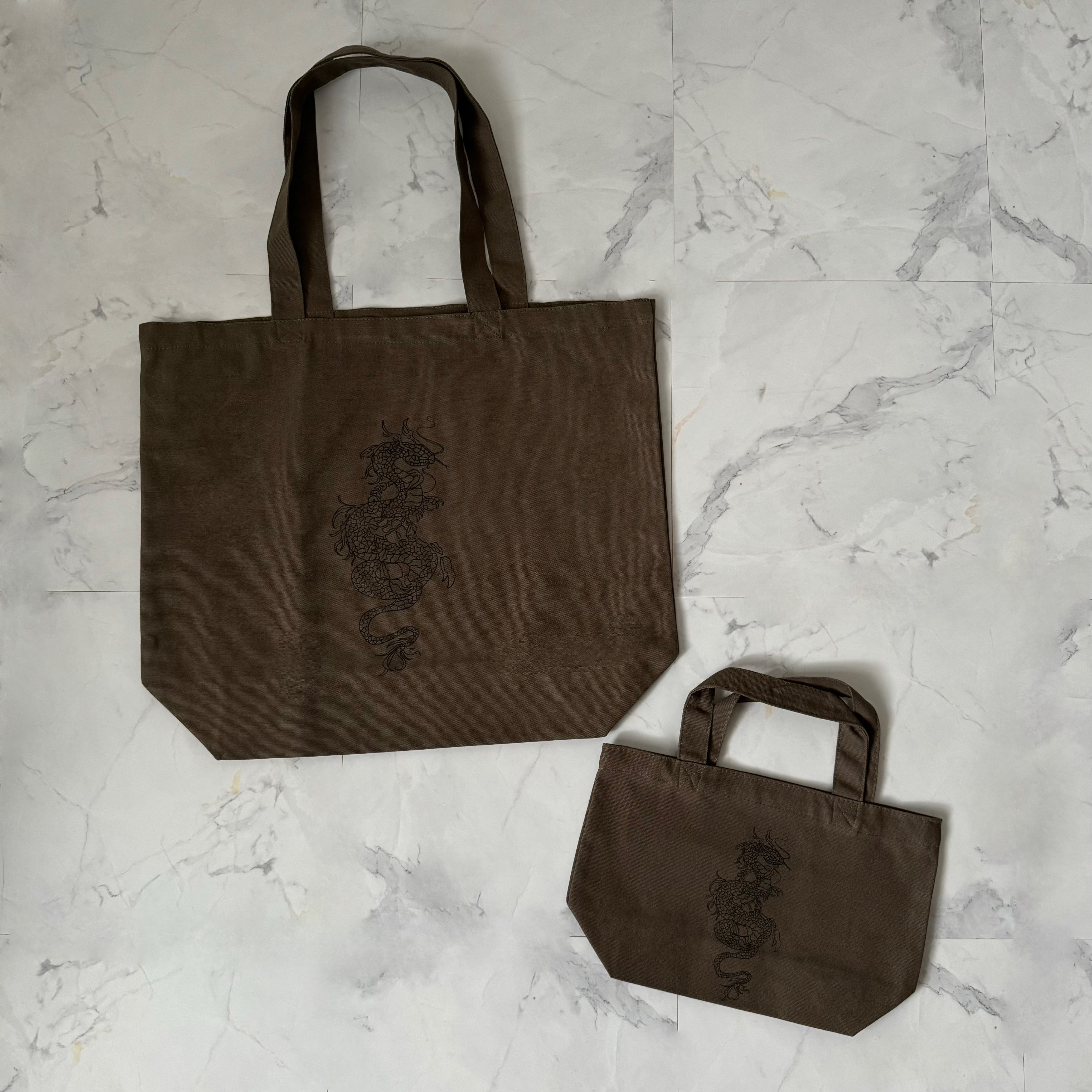 gibous doragon scorpion tote bag 6color