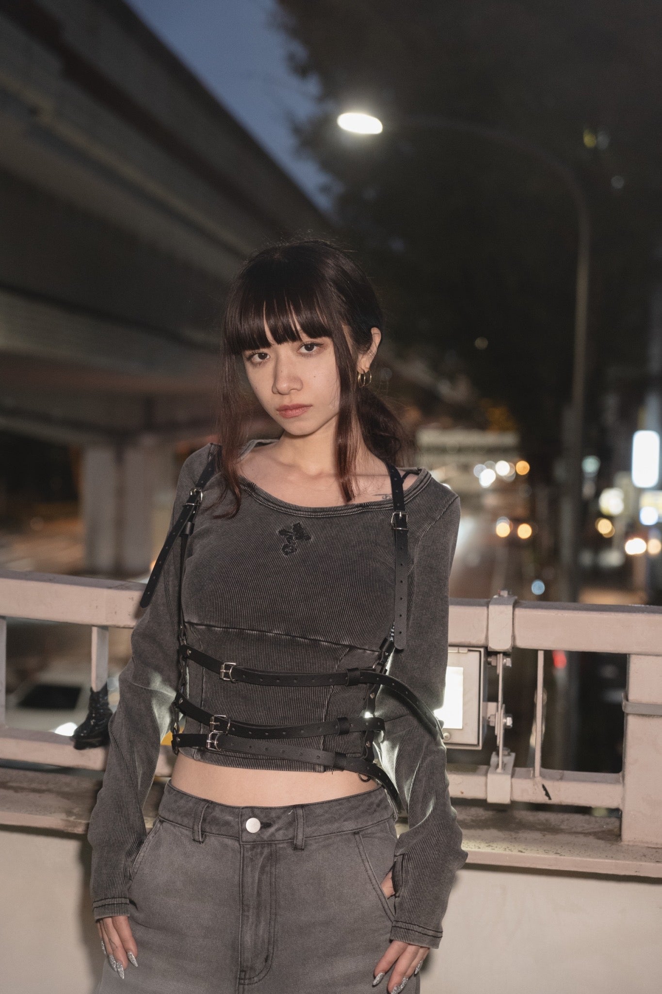 gibous logo harness belt