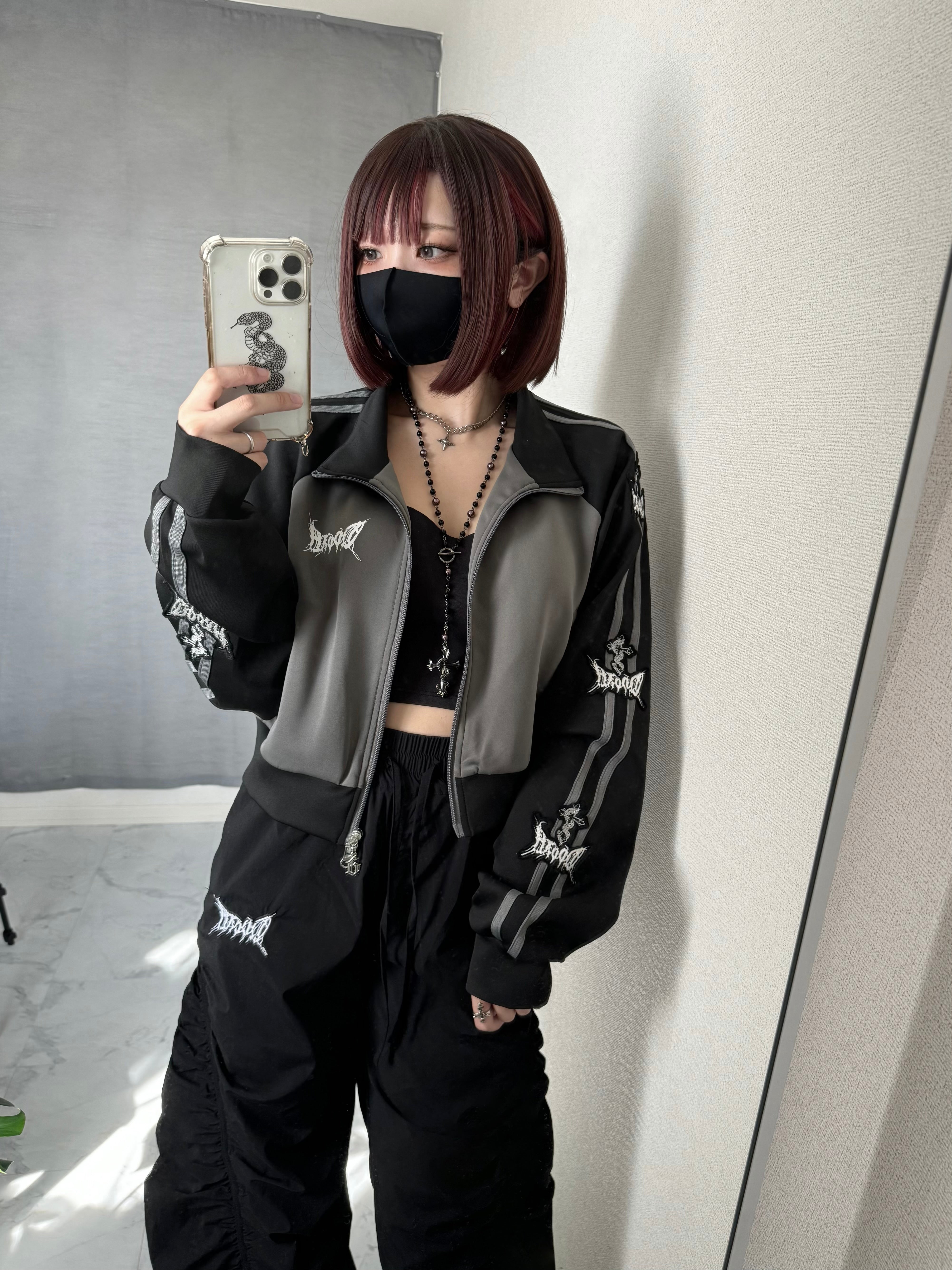 gibous×QOOZA snake cross dark rosary