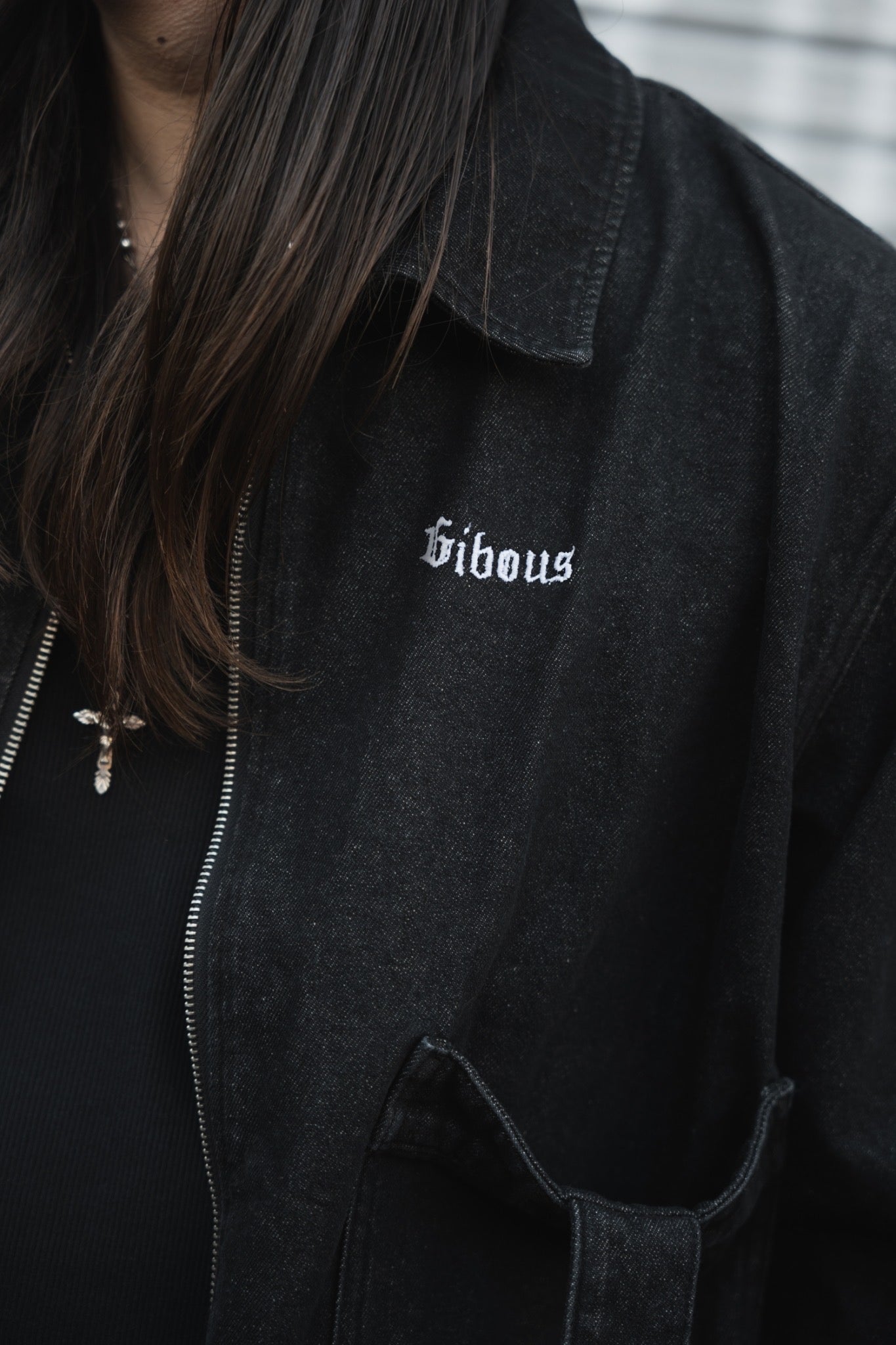 【再販】gibous snake scorpion denim belt jacket