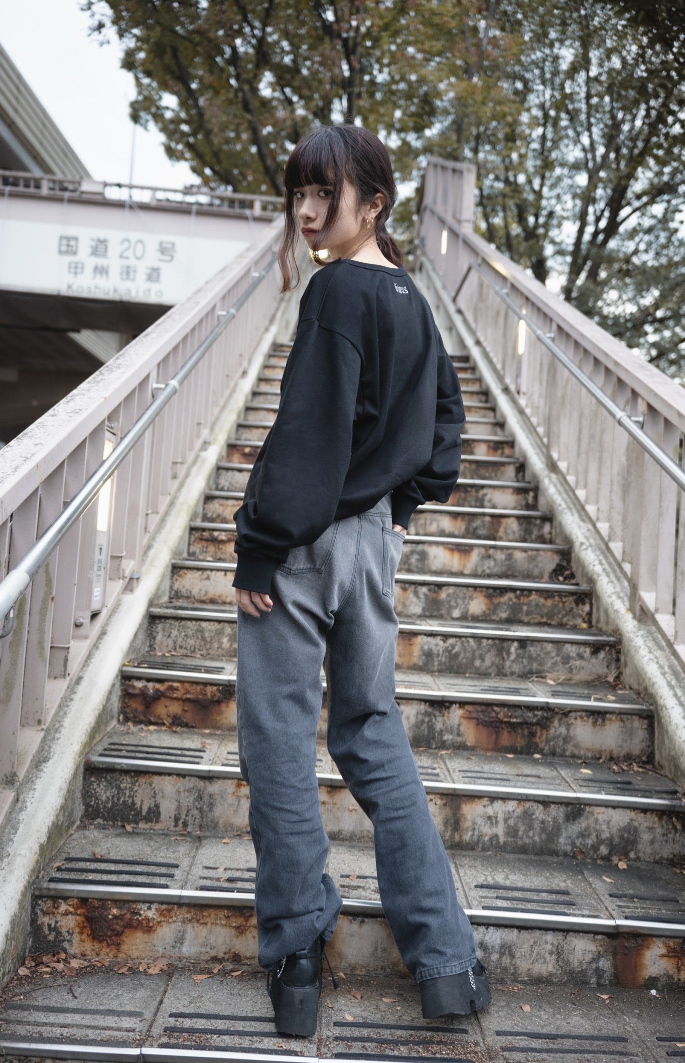 【再販】gibous snake scorpion smokey gradation denim