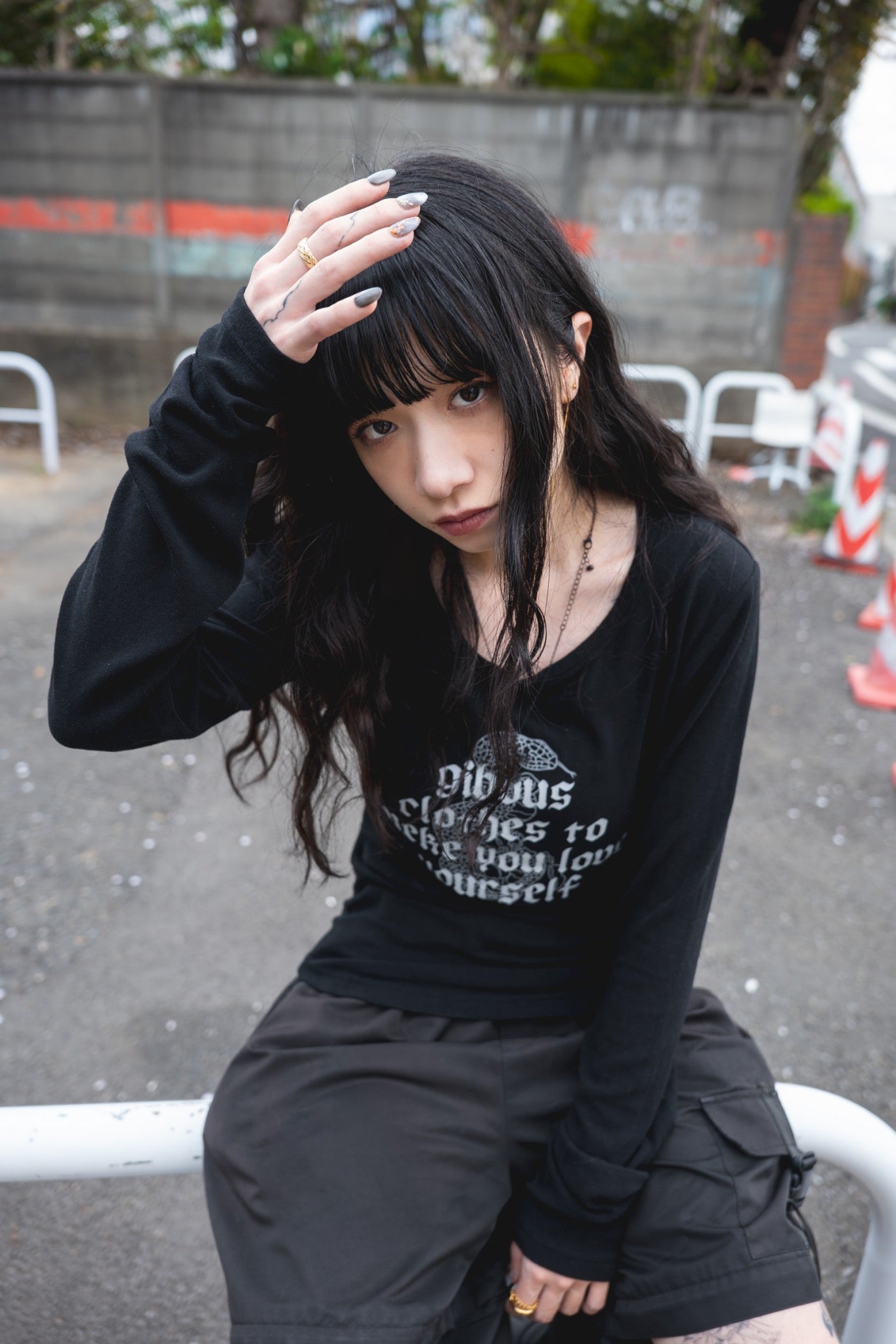 gibous snake scorpion waist shaping tops