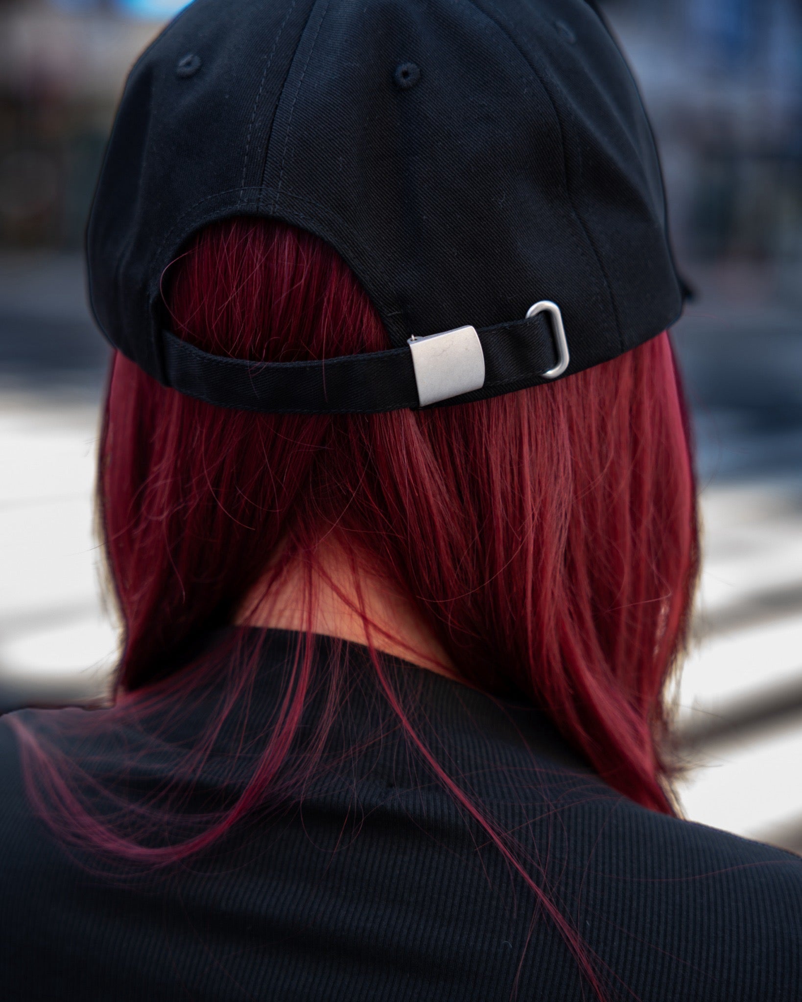 gibous snake cross long bill cap black