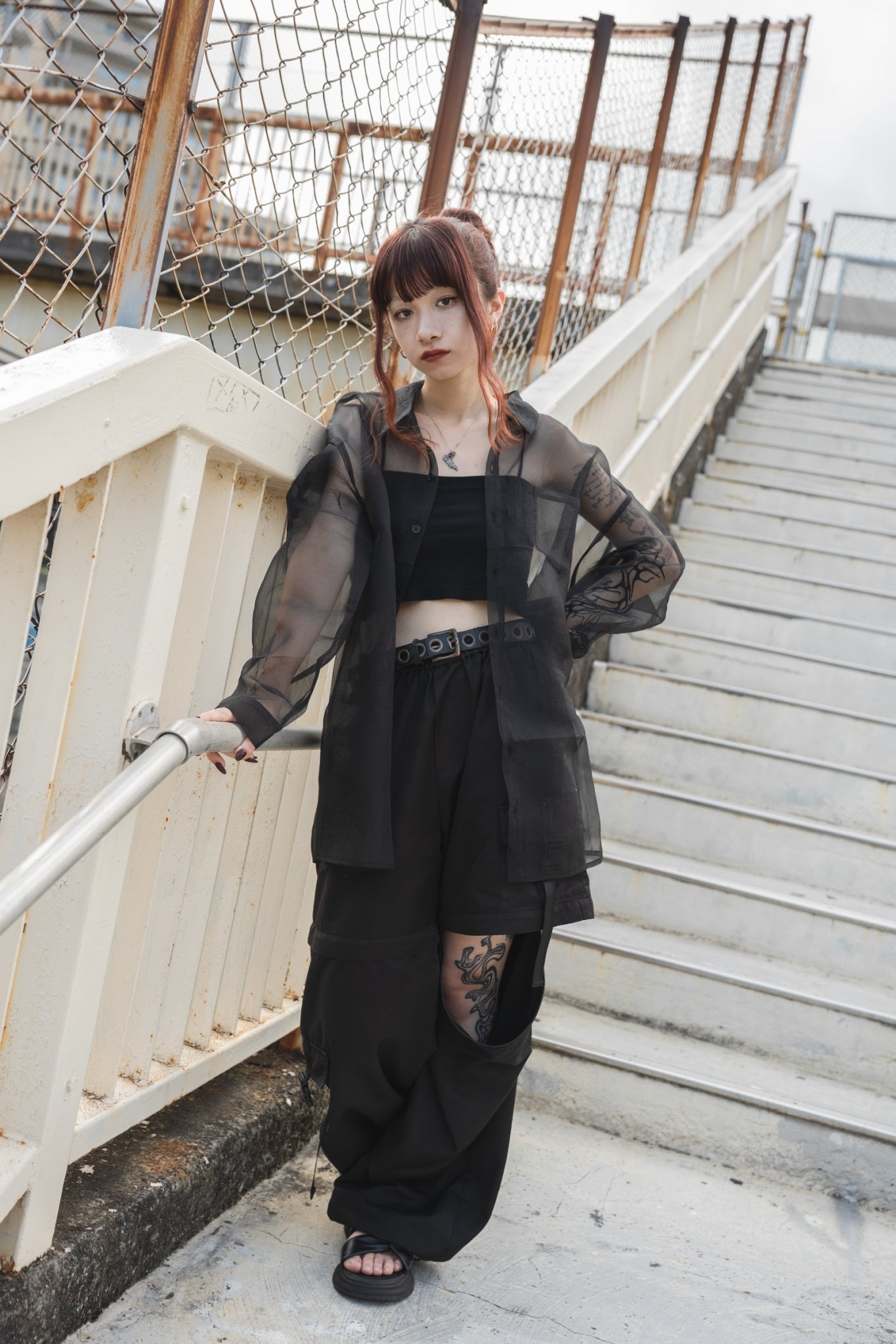 gibous tattoo sheer shirt