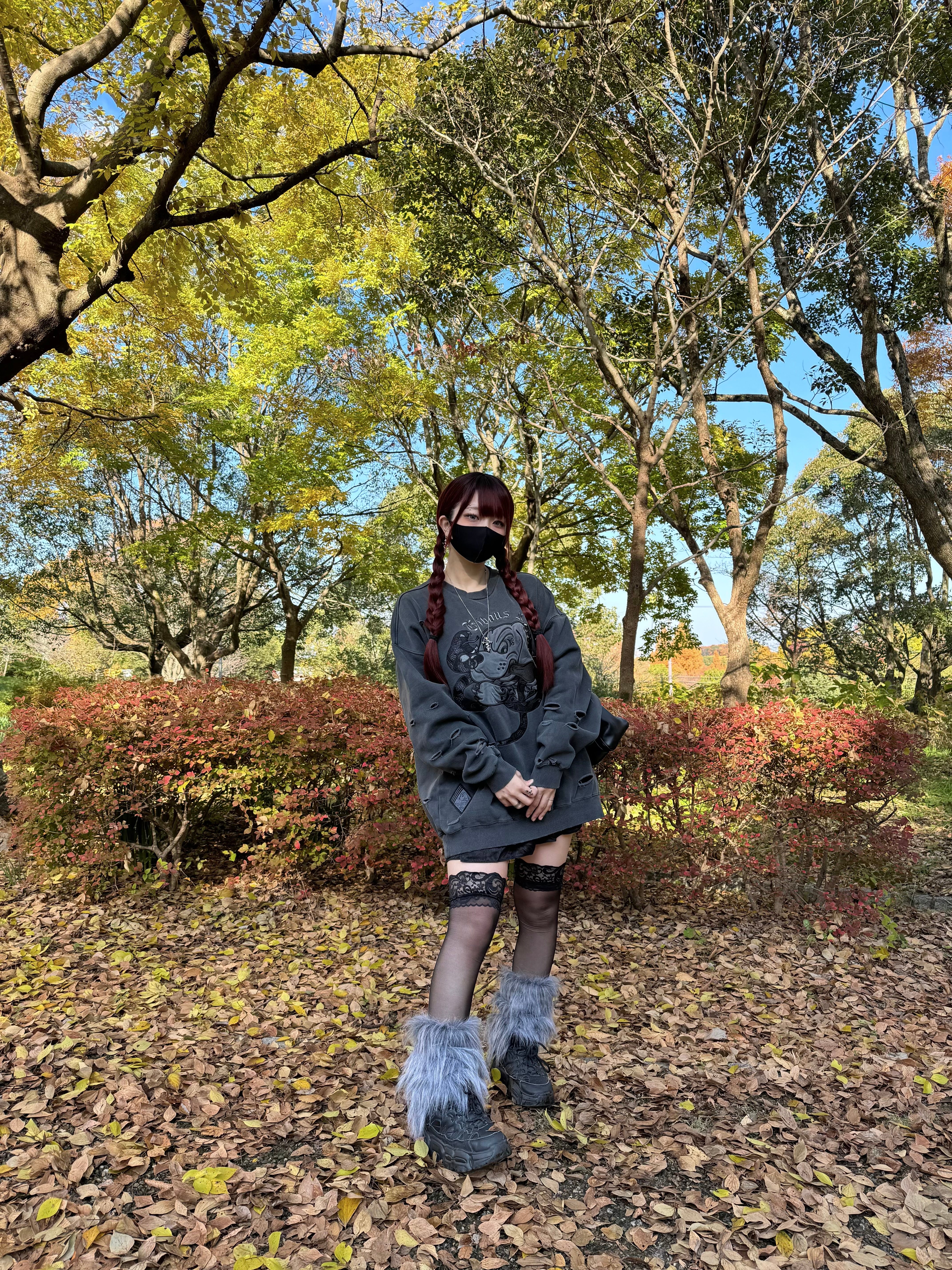 【受注生産】gibous×GALFY snake dog damage trainer ink black