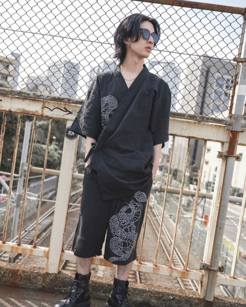 【再販】gibous snake scorpion jinbei