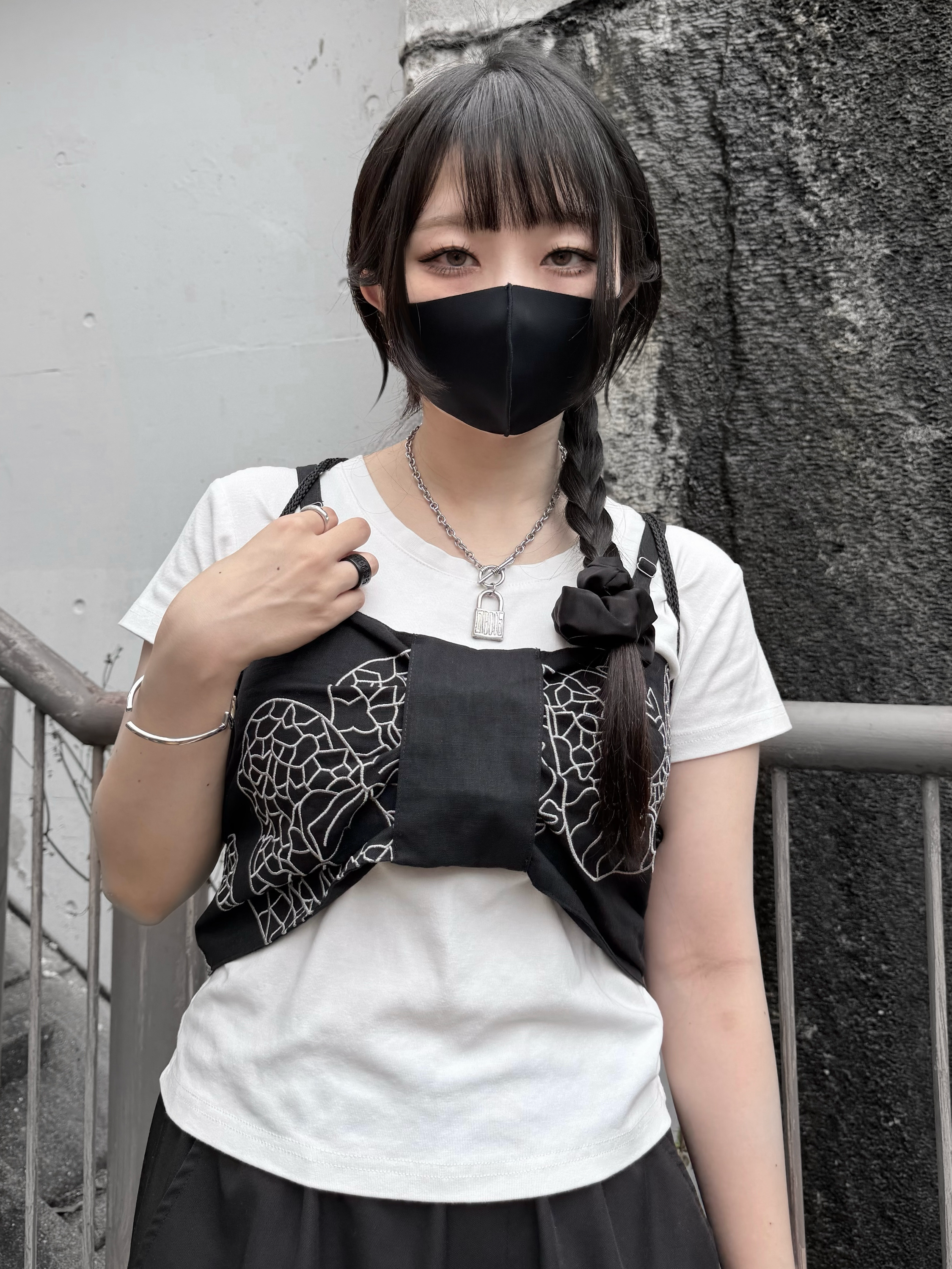 gibous snake scorpion ribbon bustier