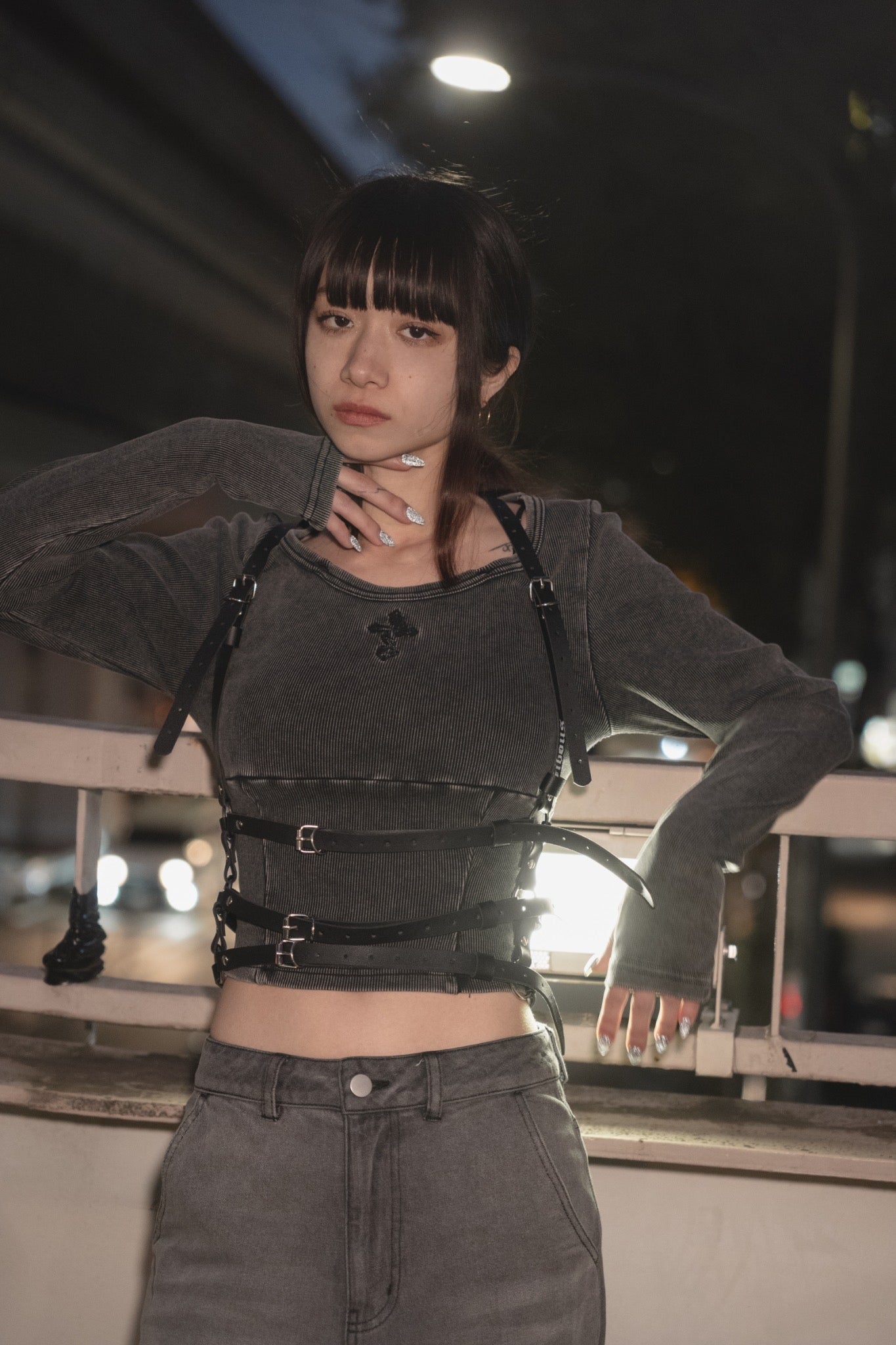 gibous logo harness belt