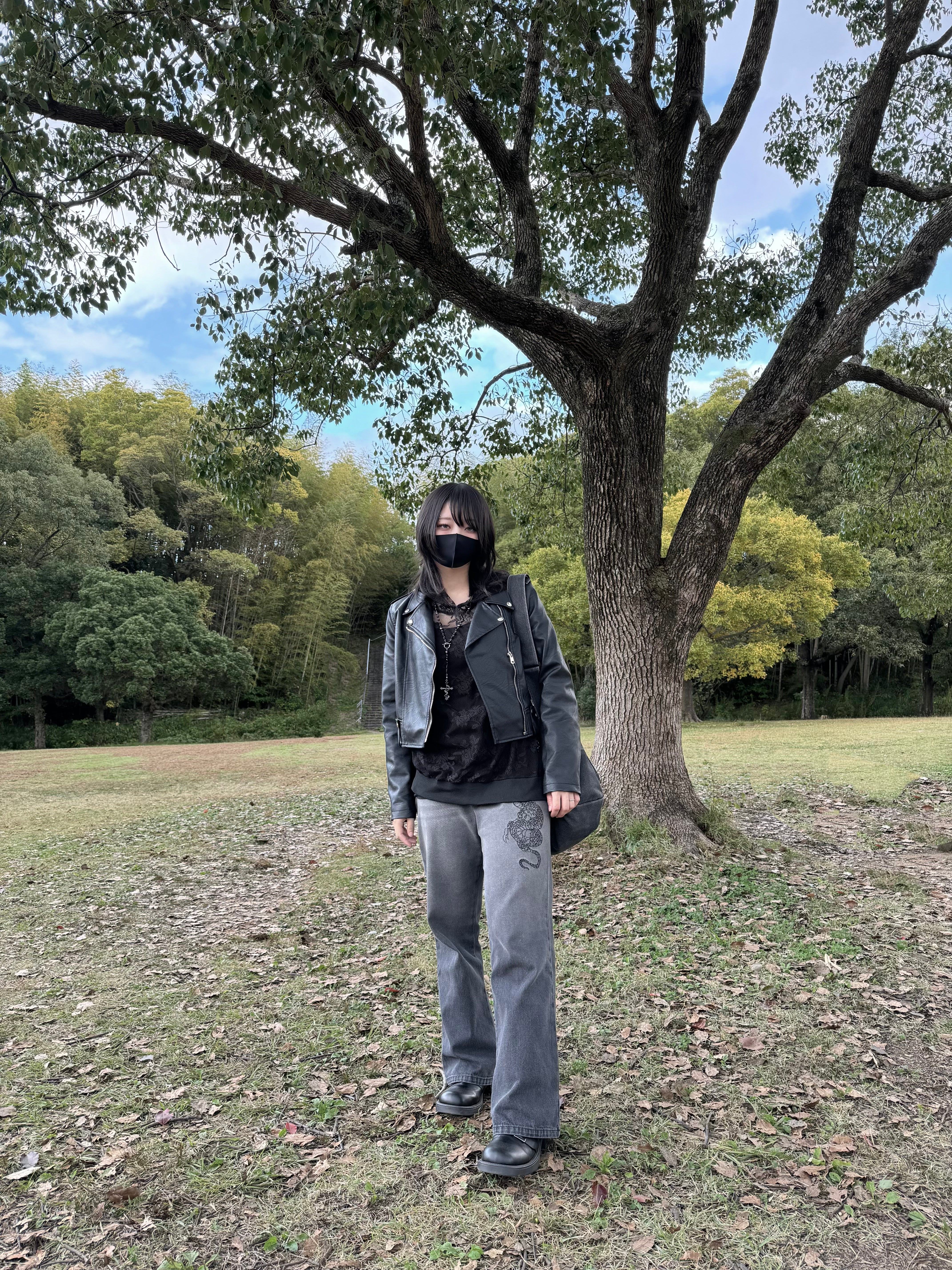 【再販】gibous snake scorpion smokey gradation denim