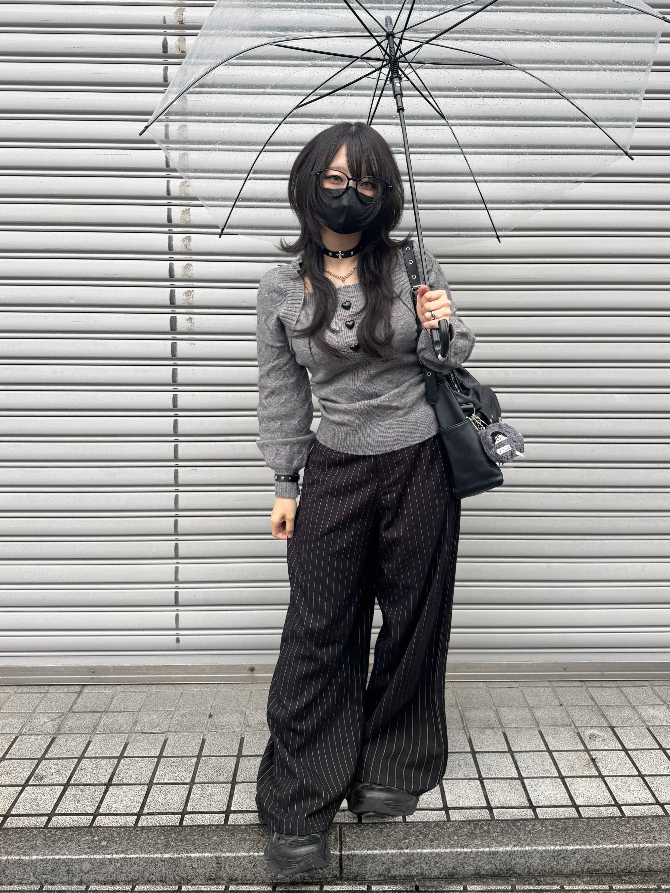 gibous Striped baggy pants