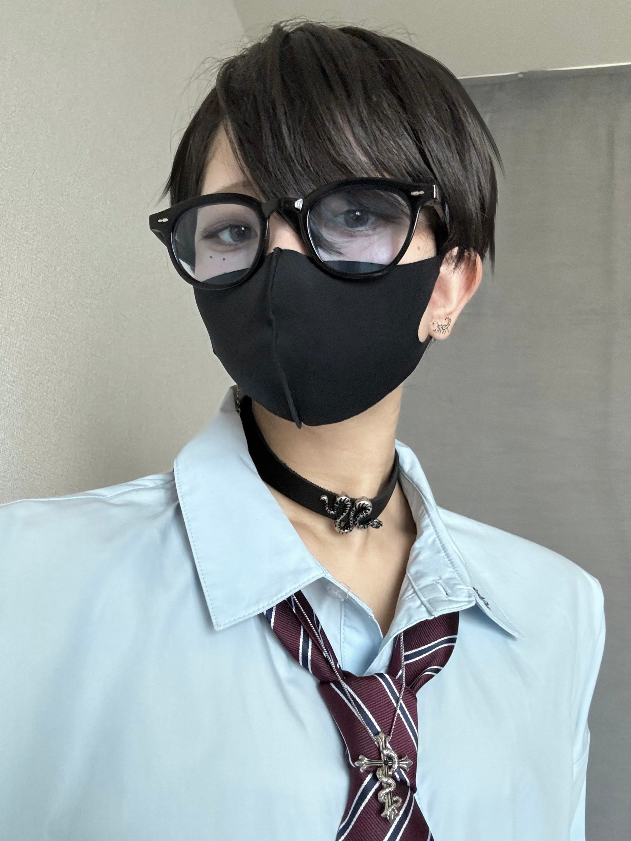 【予約販売】gibous snake scorpion black rimmed sunglasses