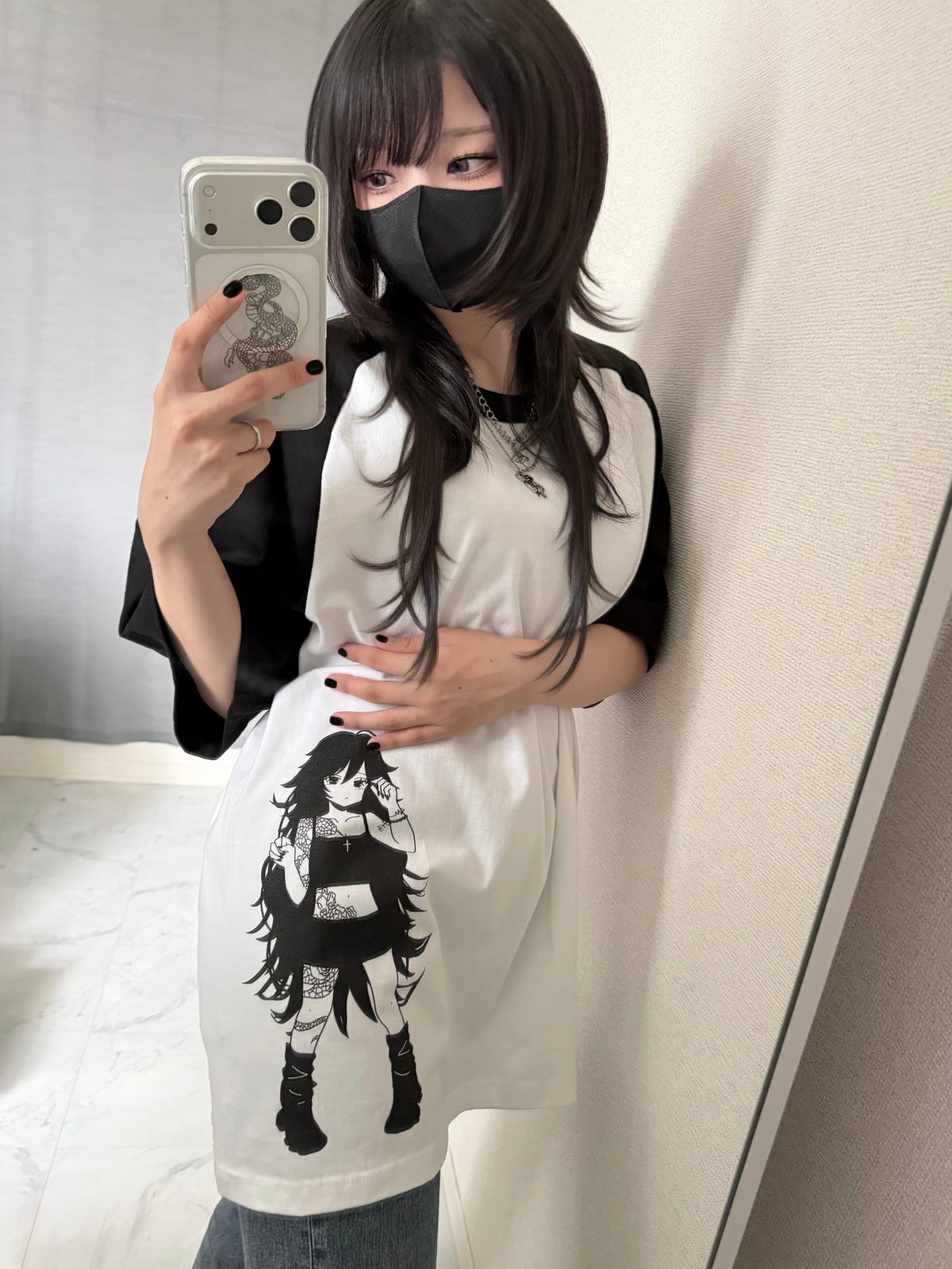 8th anniversary raglan girl Tshirt