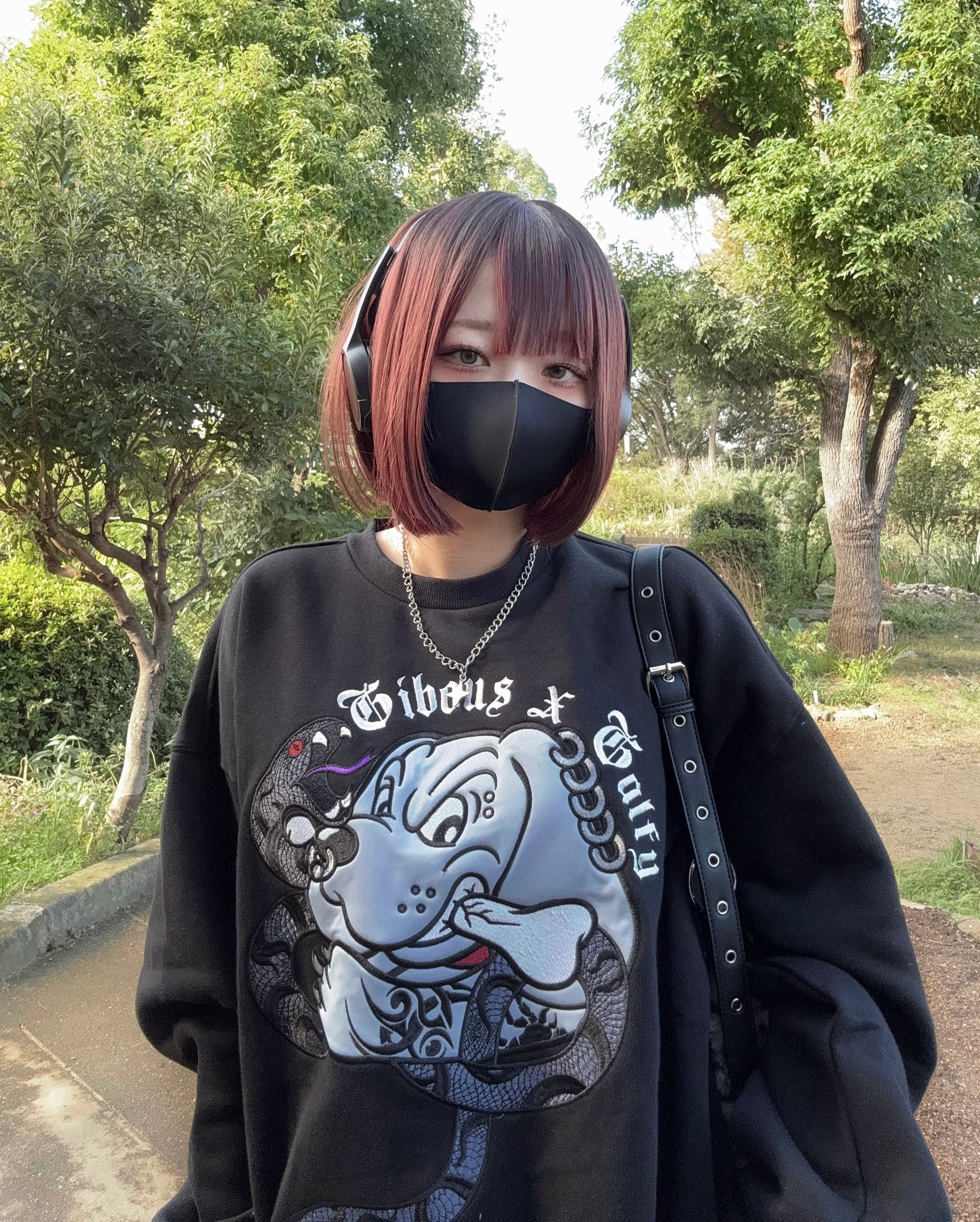 受注生産】gibous×GALFY snake dog trainer black