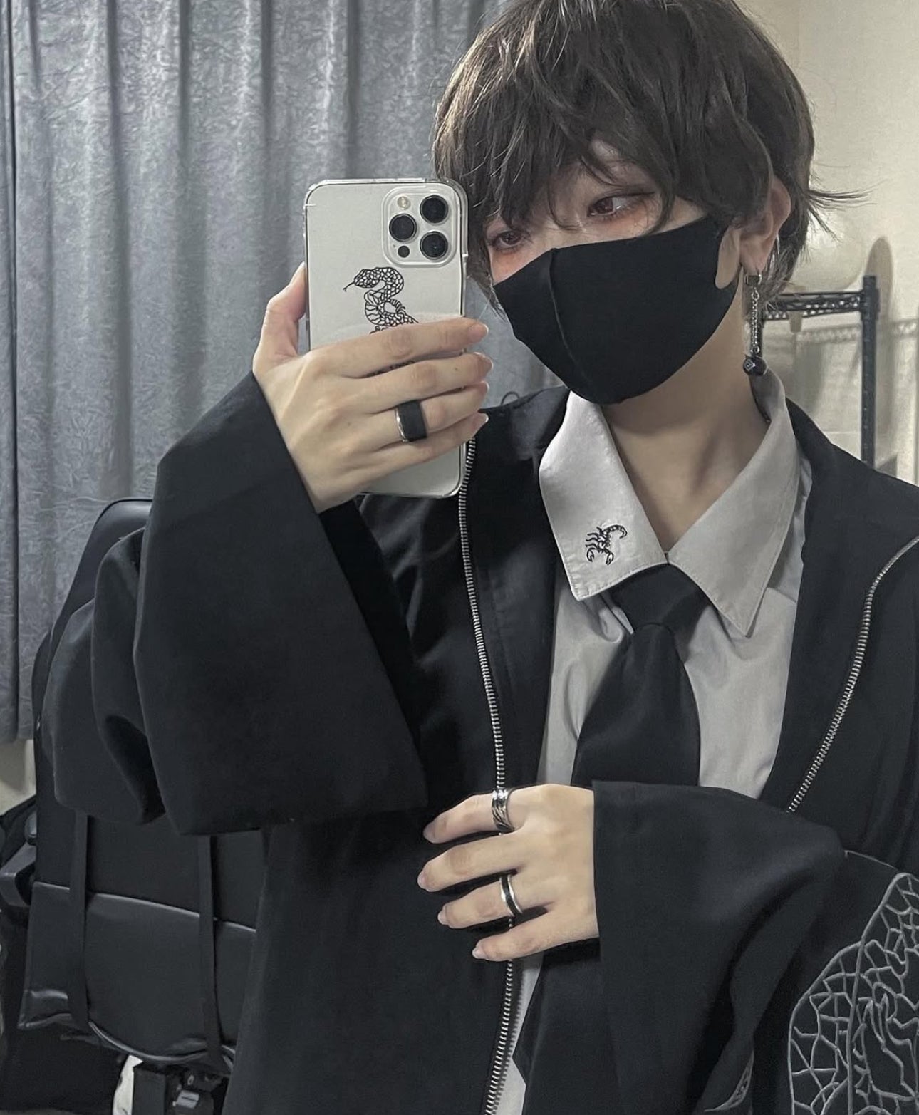 【再販】gibous scorpion shirt gray