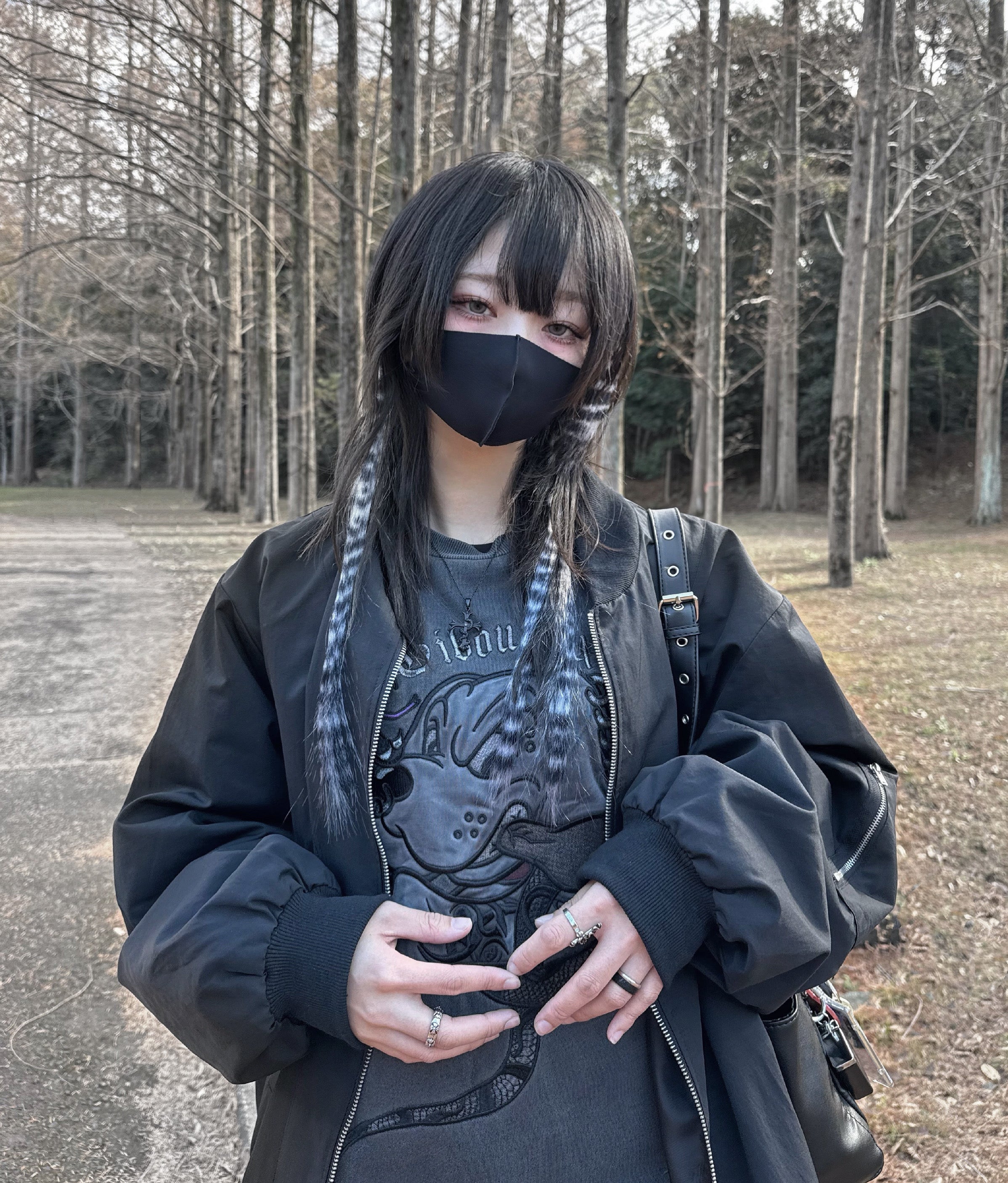 【再販】gibous snake scorpion blouson black