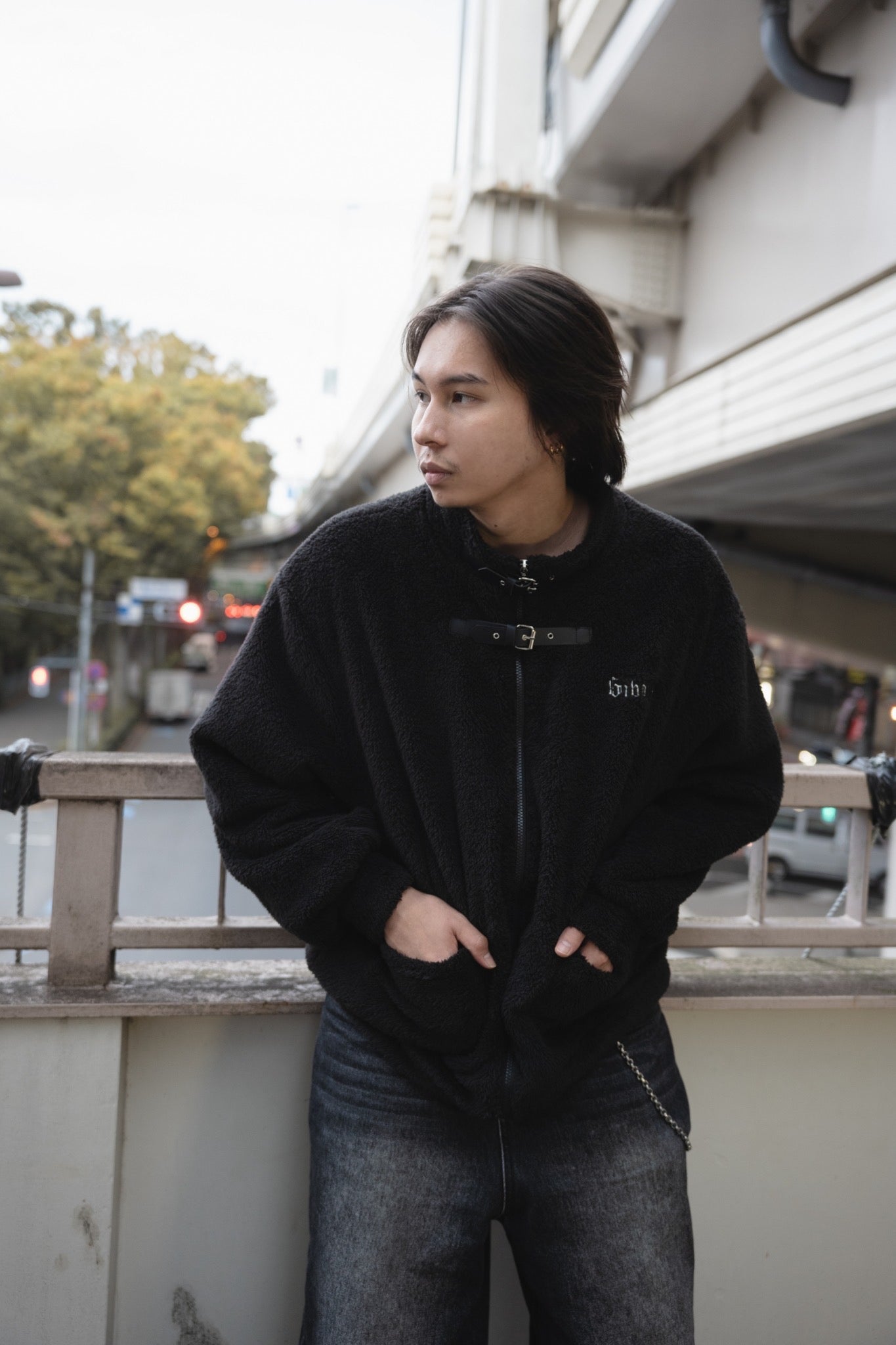gibous double belt logo boa outer