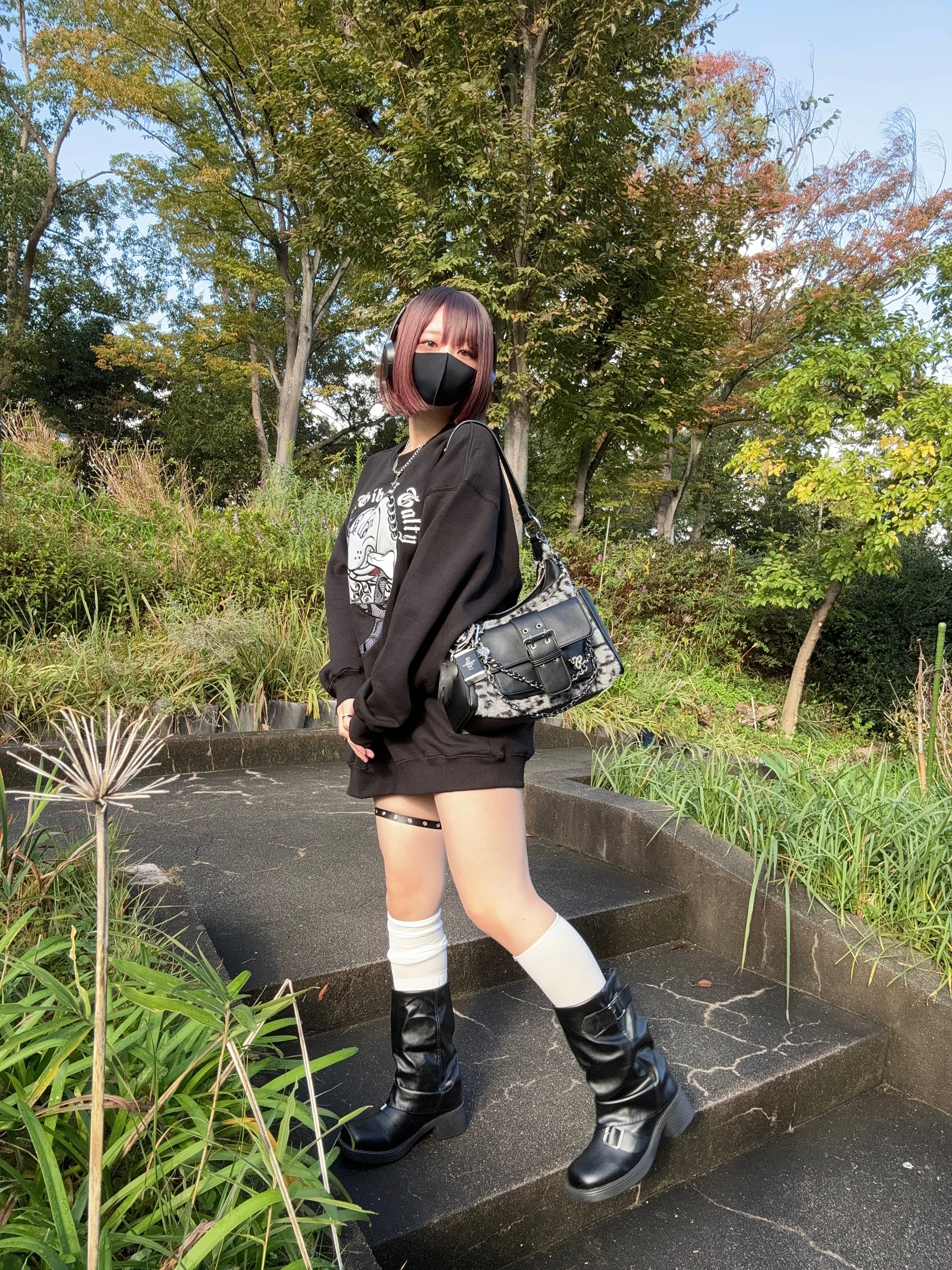 【受注生産】gibous×GALFY snake dog trainer black