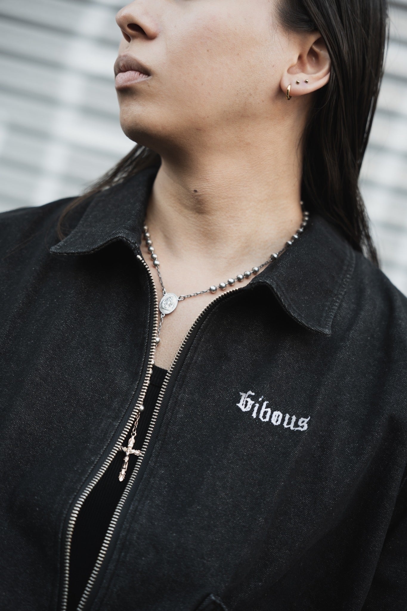 【再販】gibous snake scorpion denim belt jacket
