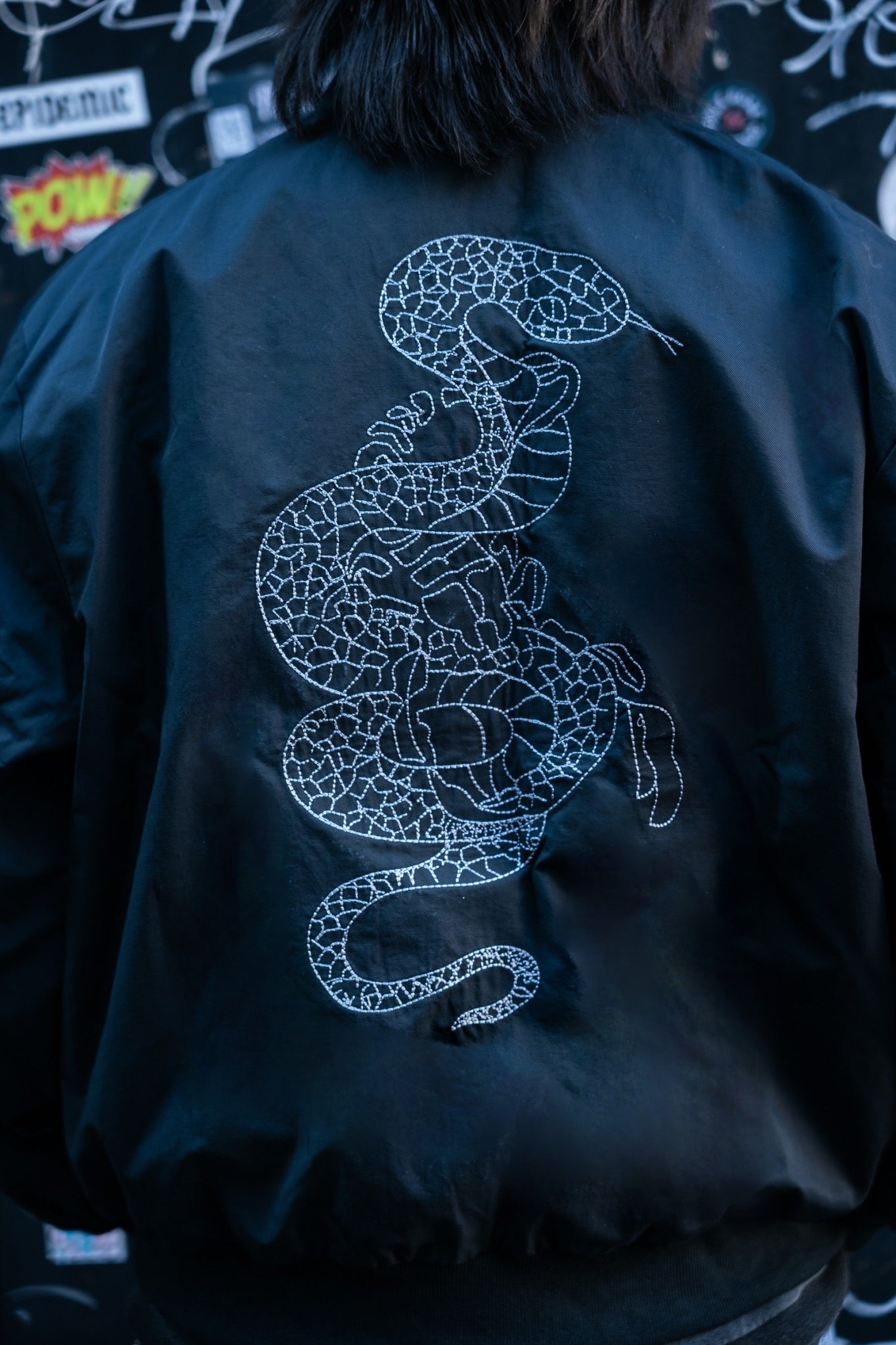 【再販】gibous snake scorpion blouson black