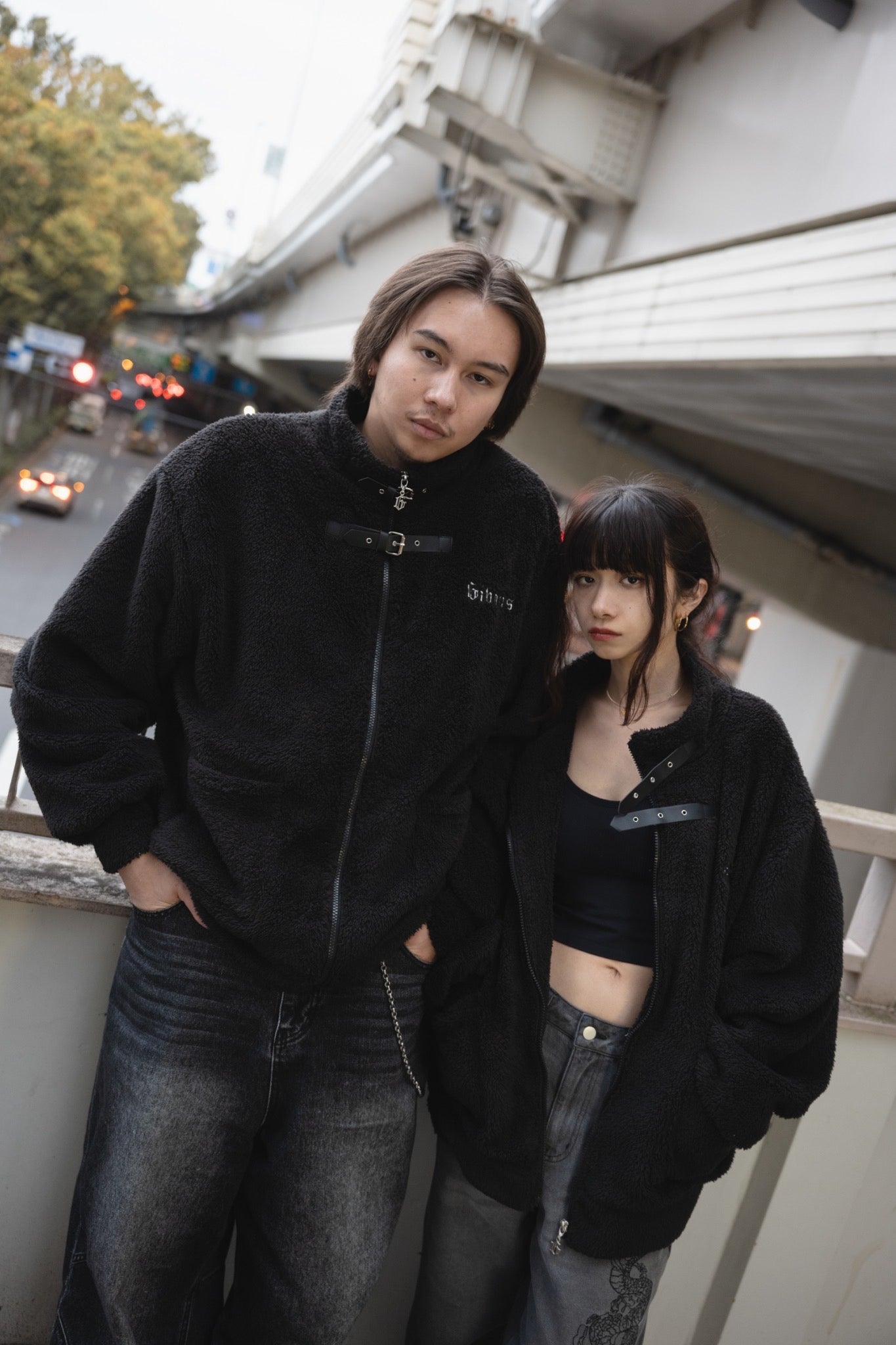 gibous double belt logo boa outer