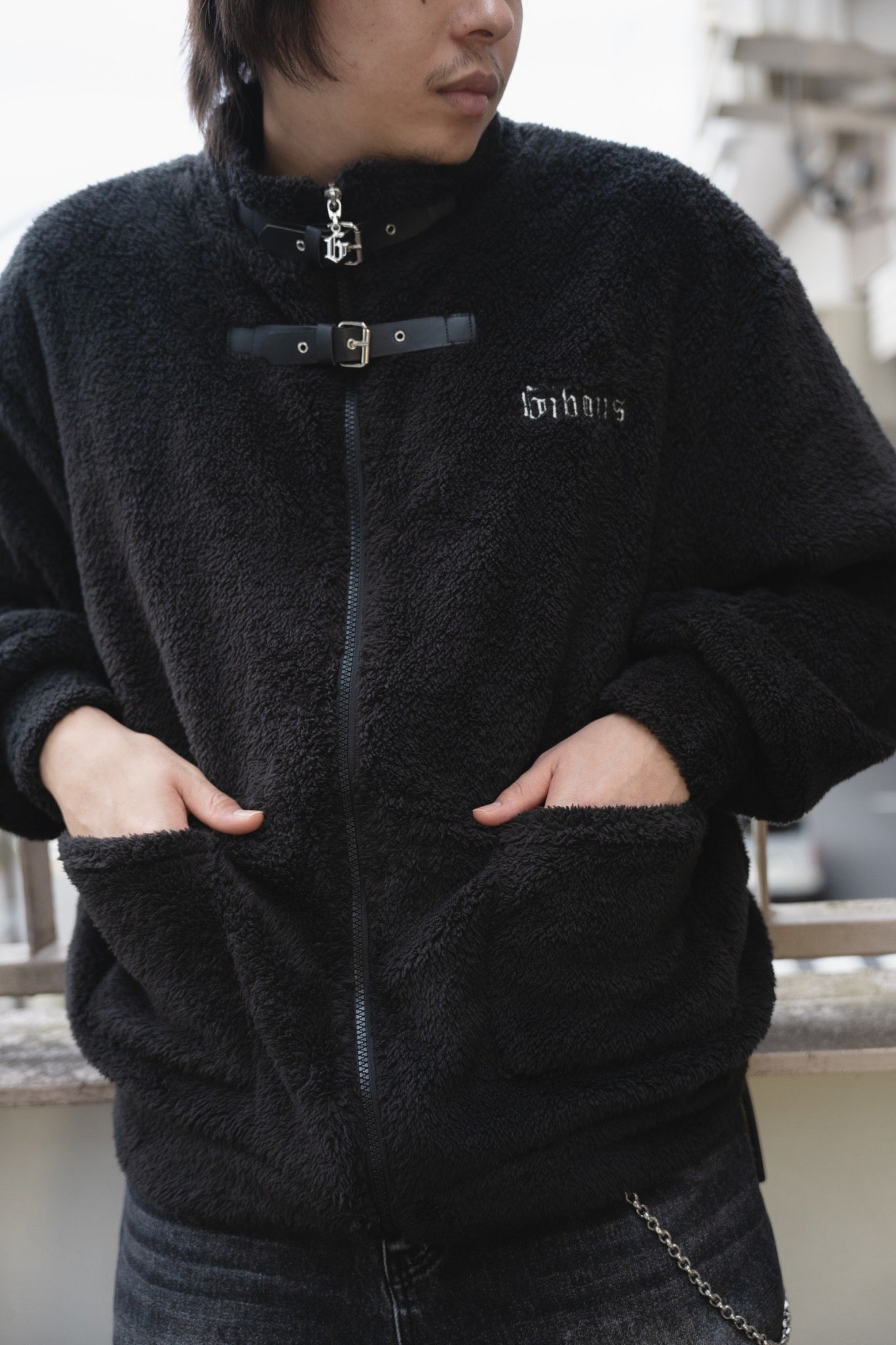 gibous double belt logo boa outer