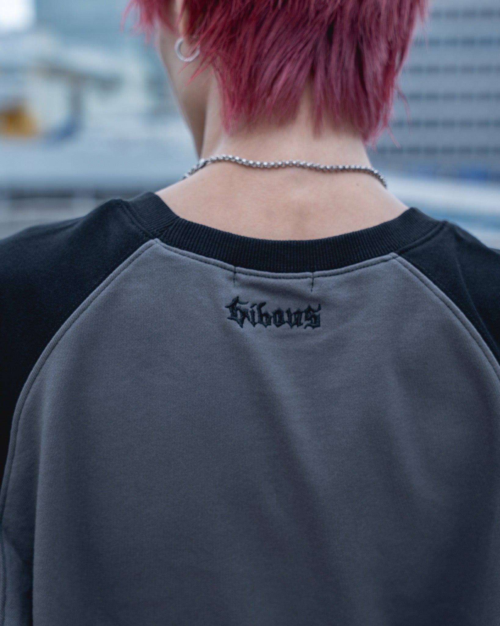 gibous snake scorpion raglan sweatshirt