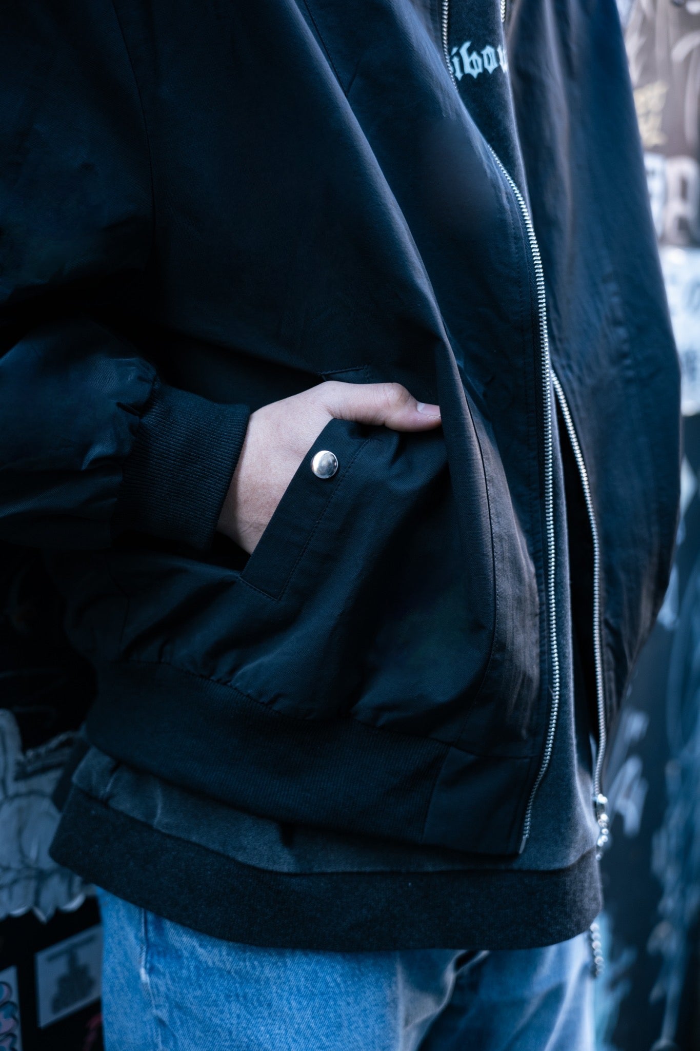 【再販】gibous snake scorpion blouson black