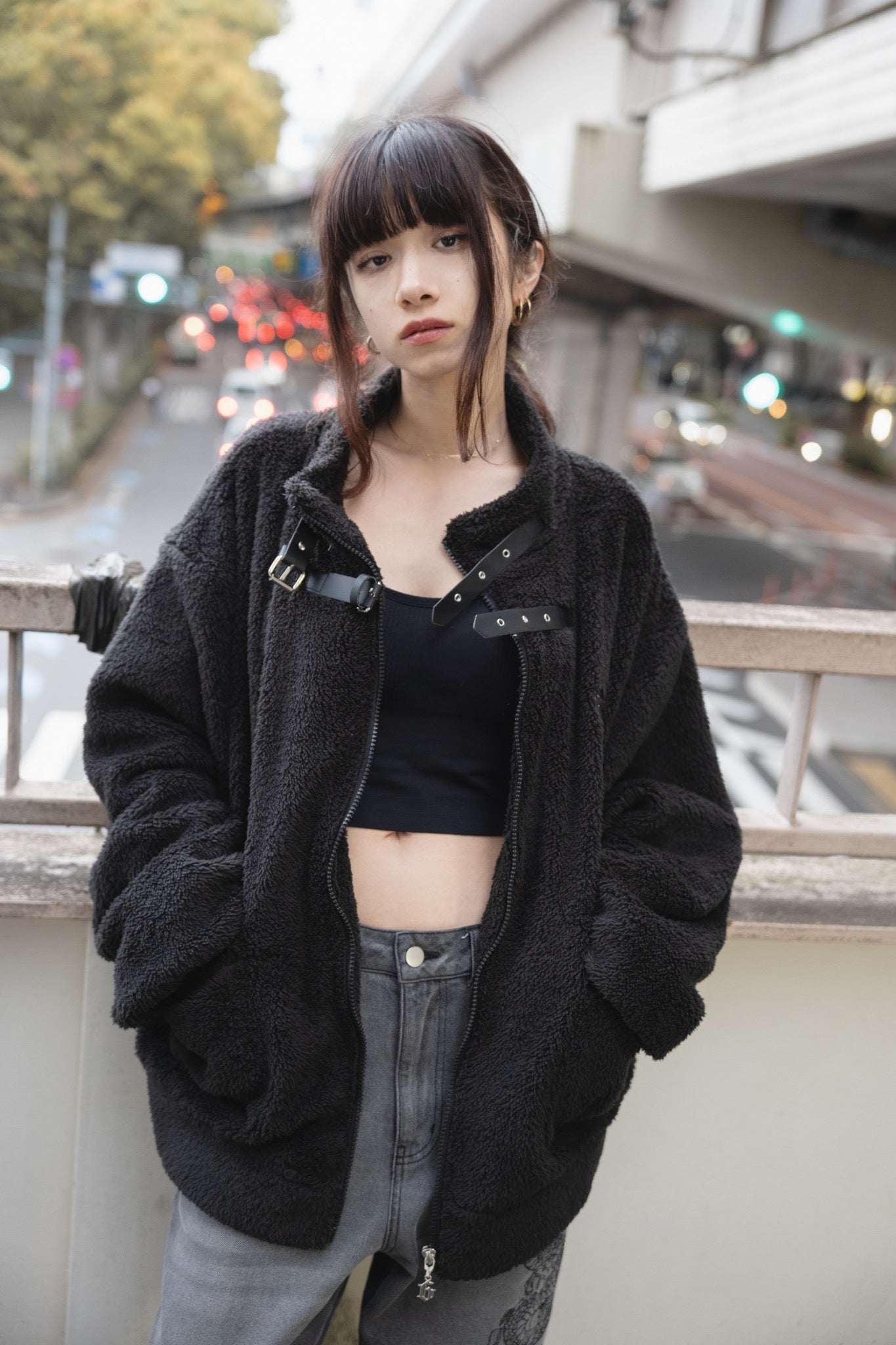 gibous double belt logo boa outer