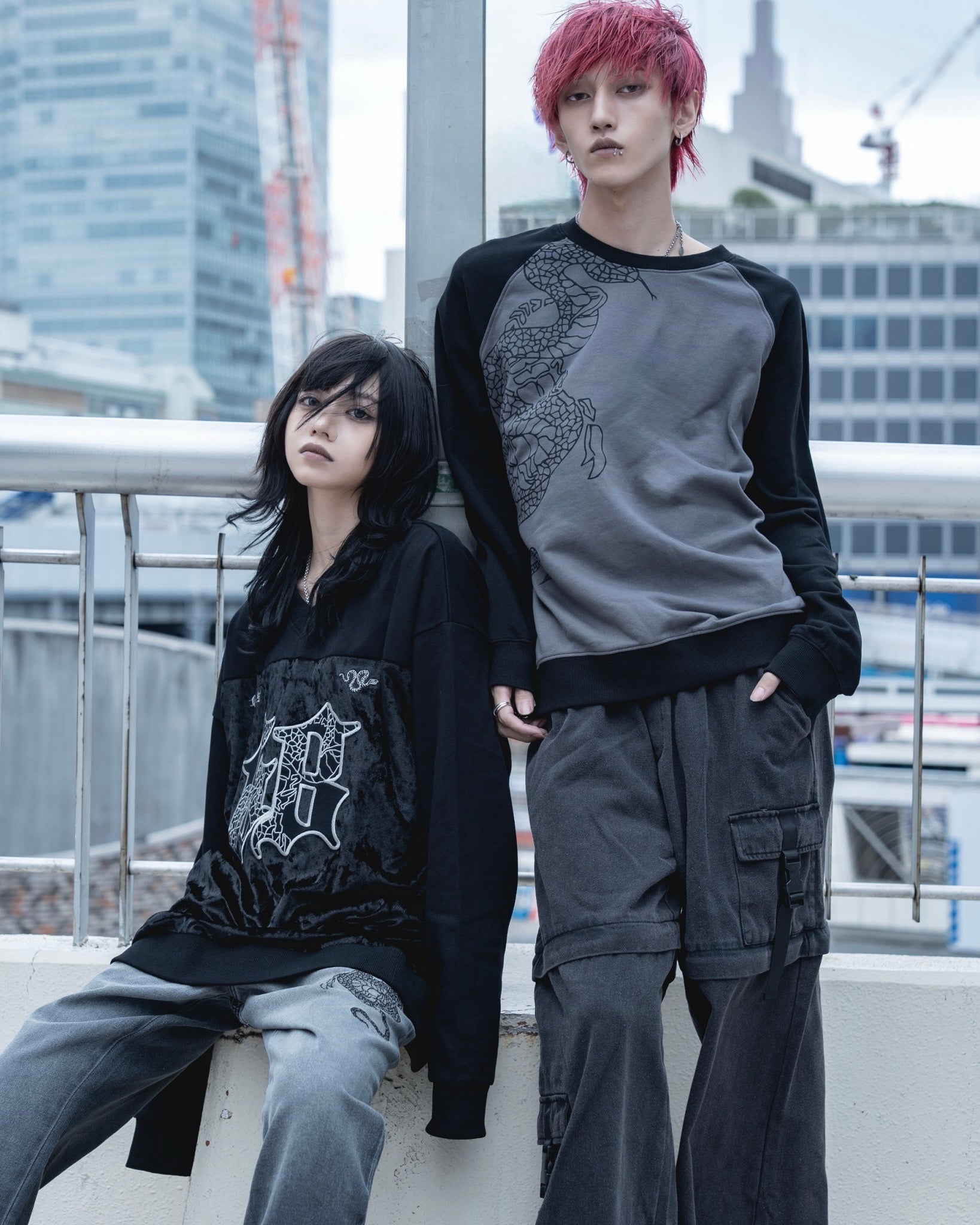 gibous GB Two Material Uniform sweat