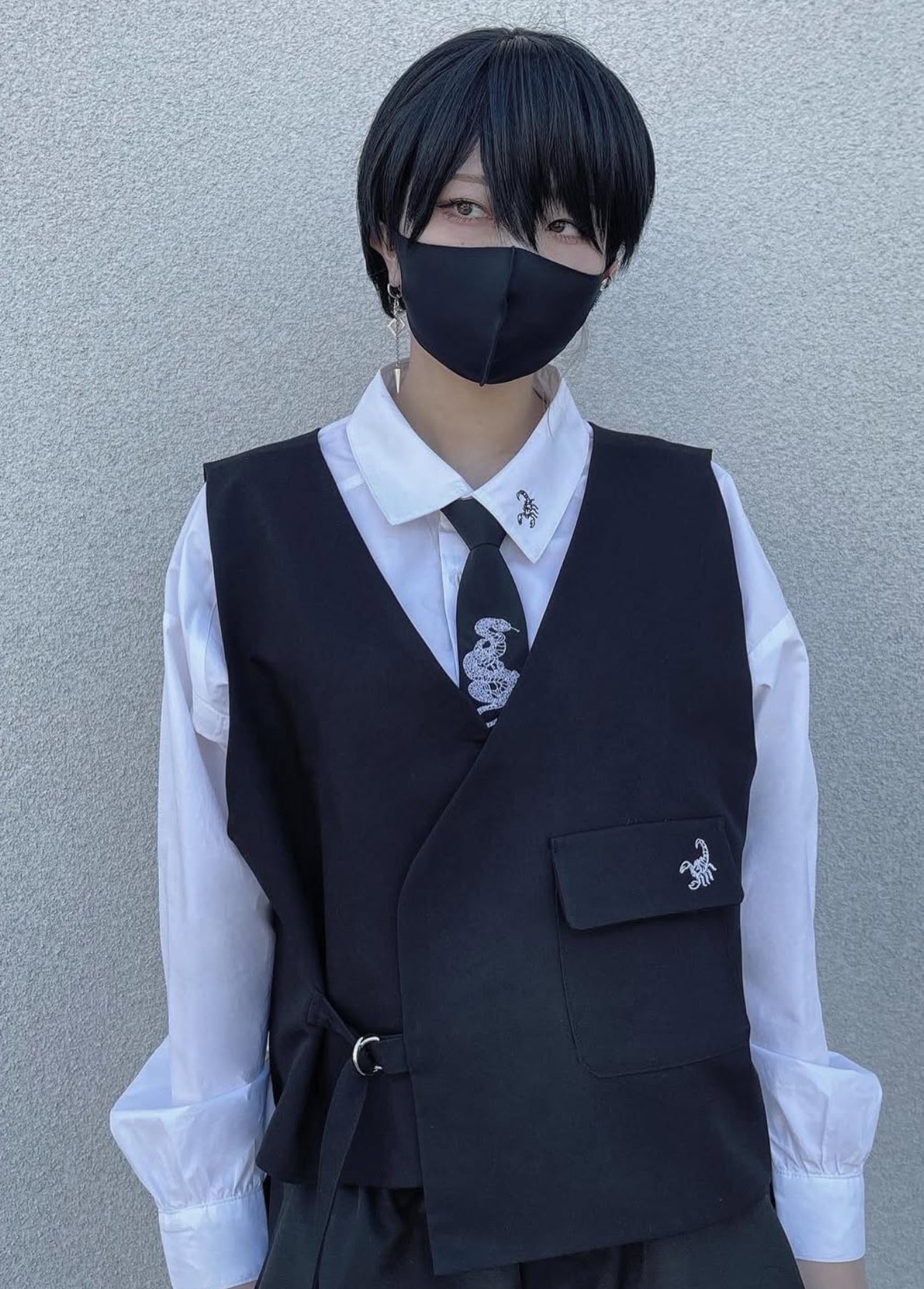 【再販】gibous scorpion shirt white