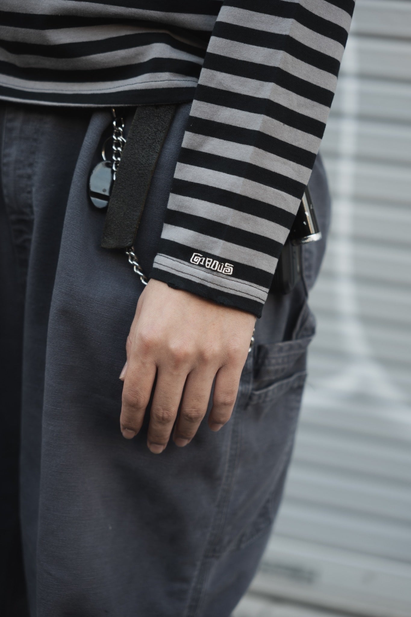 gibous snake cross border black×gray