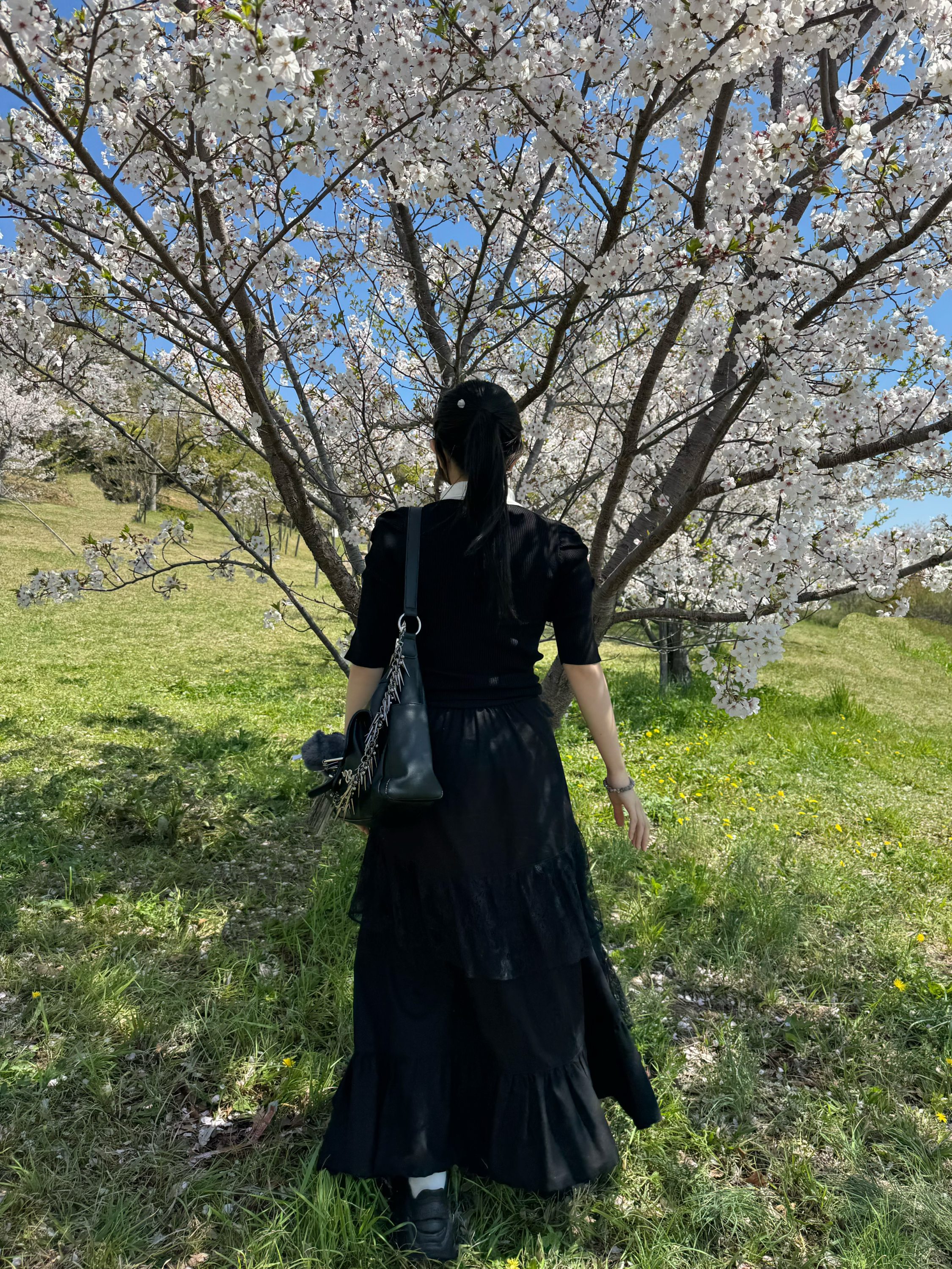 【再販】gibous frill lace long skirt
