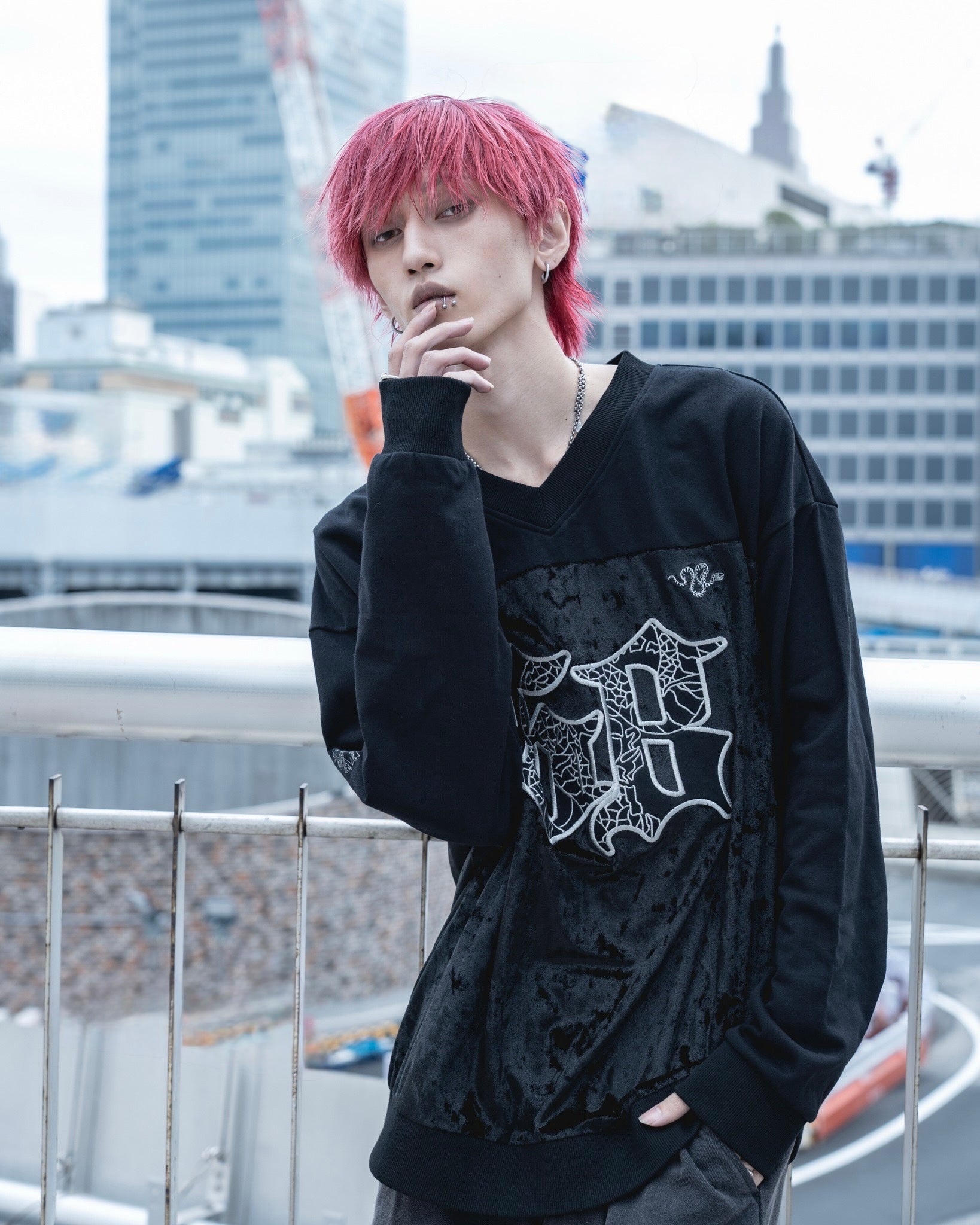 gibous GB Two Material Uniform sweat