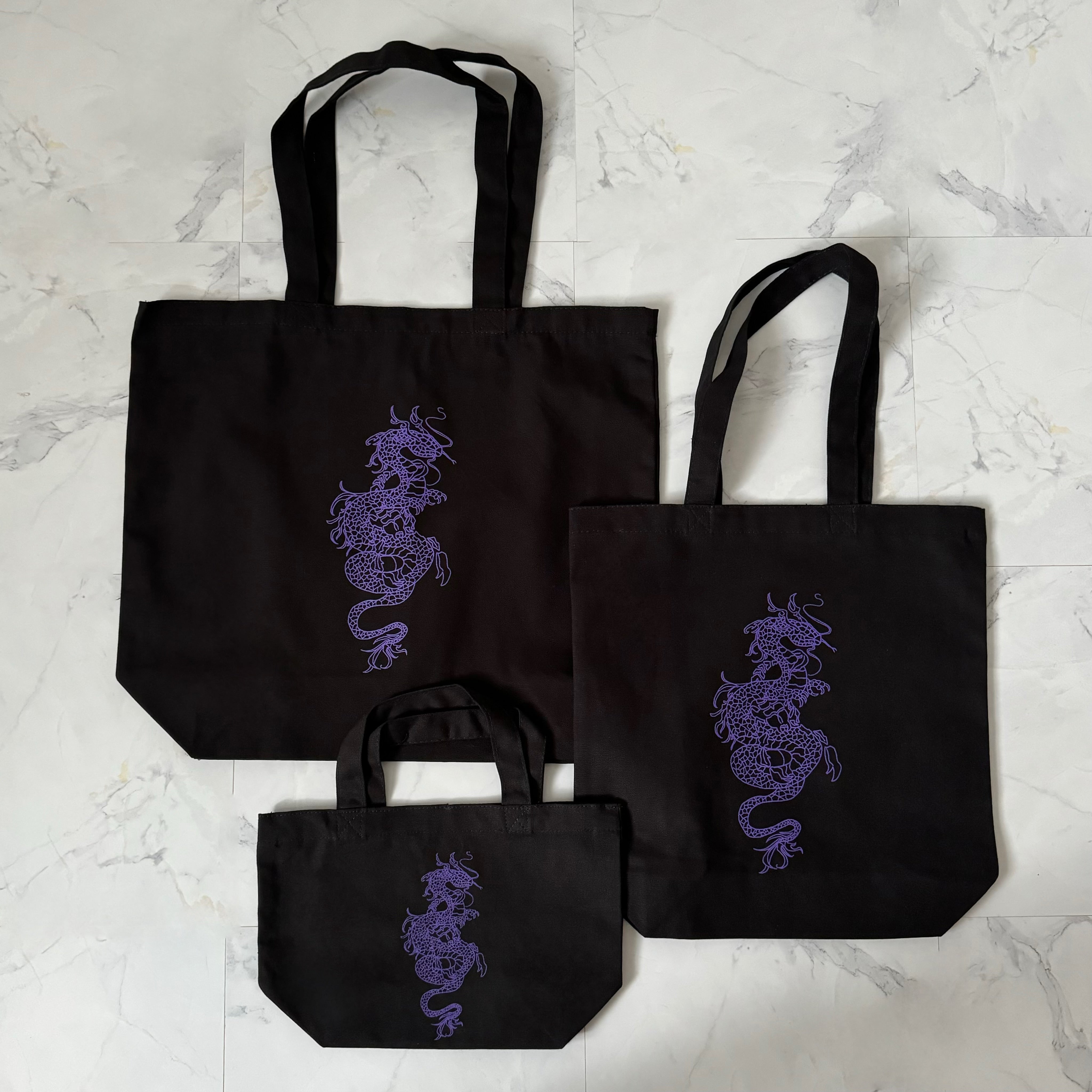 gibous doragon scorpion tote bag 6color