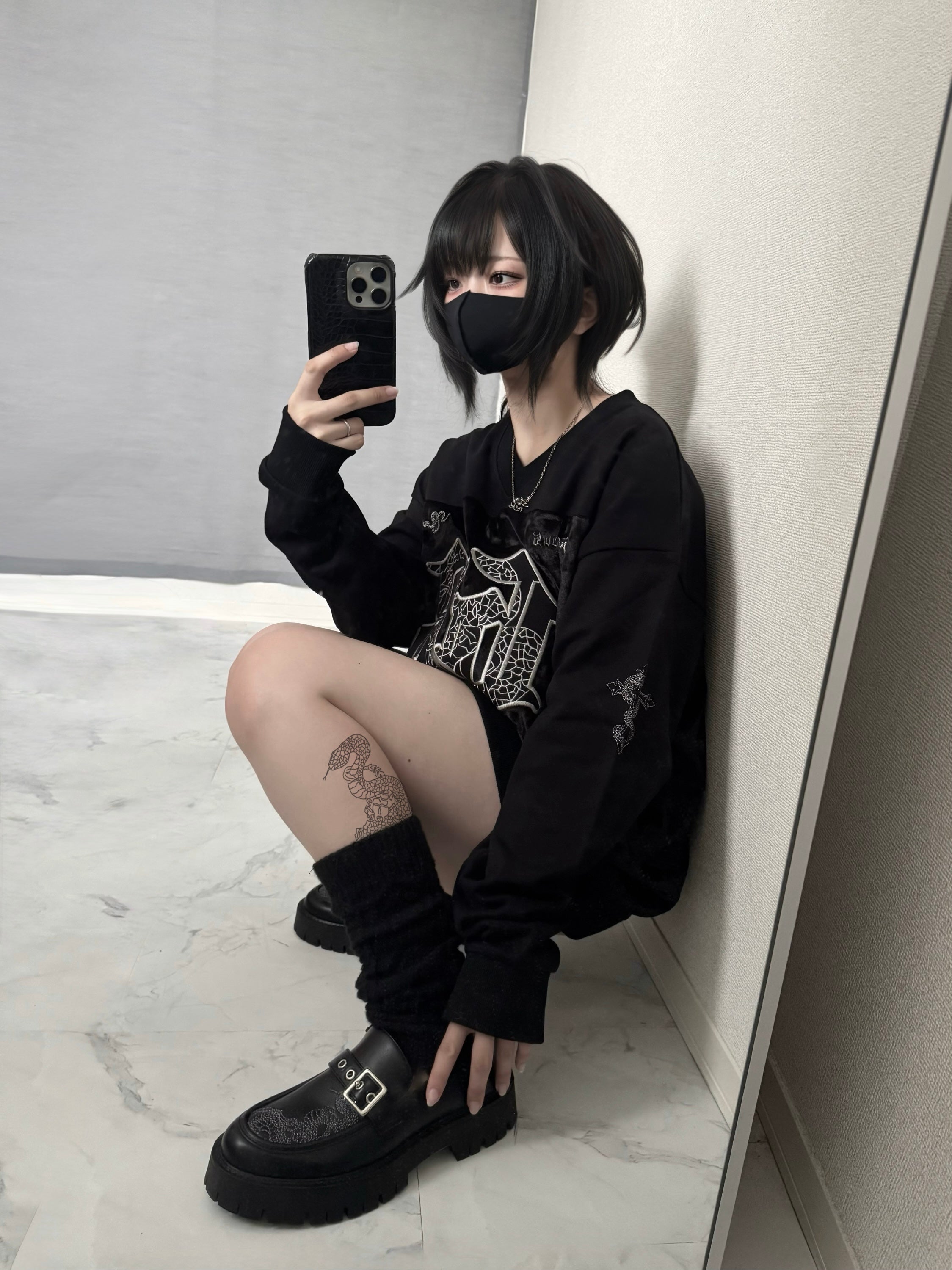 gibous GB Two Material Uniform sweat