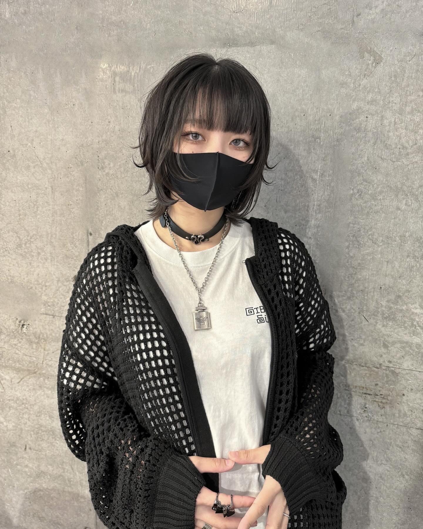 【再販】gibous cross snake mesh parker