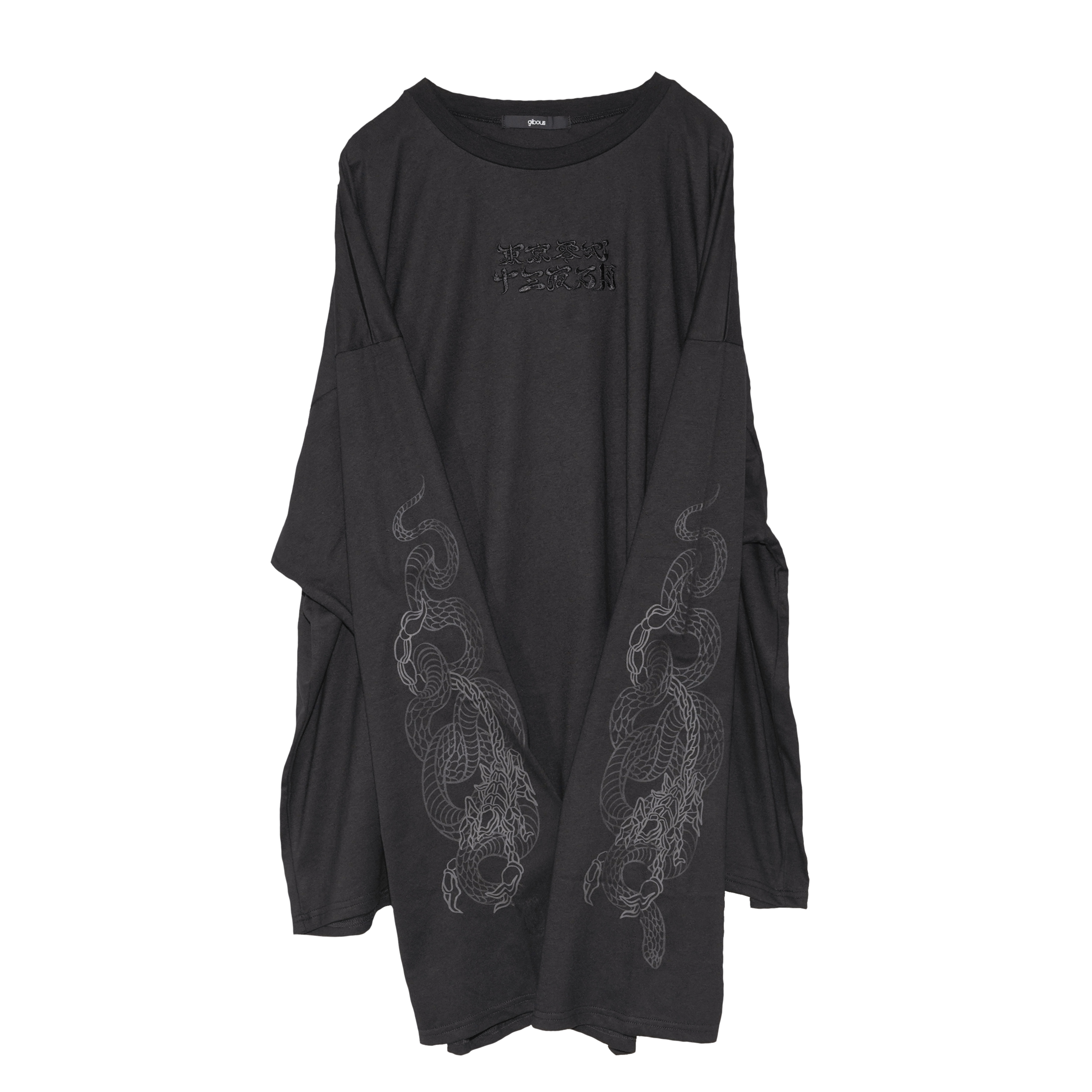 gibous×東京13零式 snakescorpion long t shirt