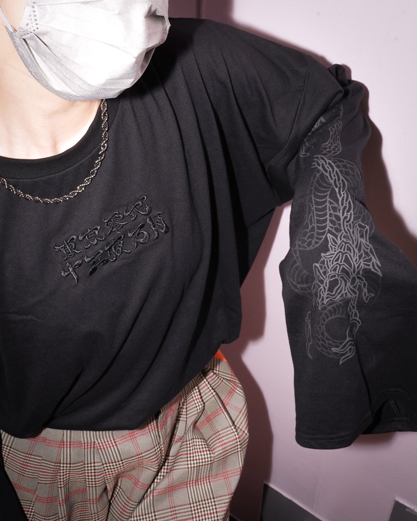gibous×東京13零式 snakescorpion long t shirt