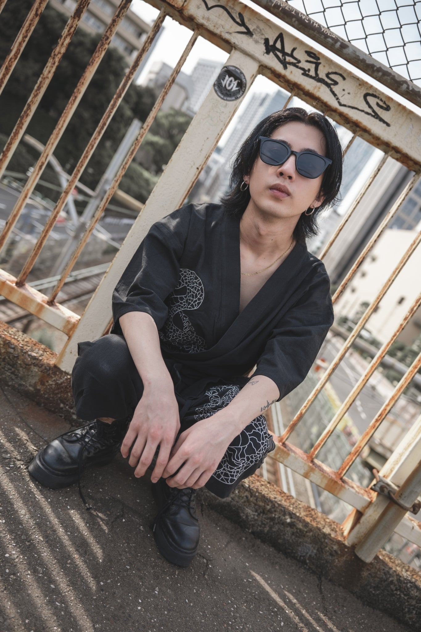 【再販】gibous snake scorpion jinbei
