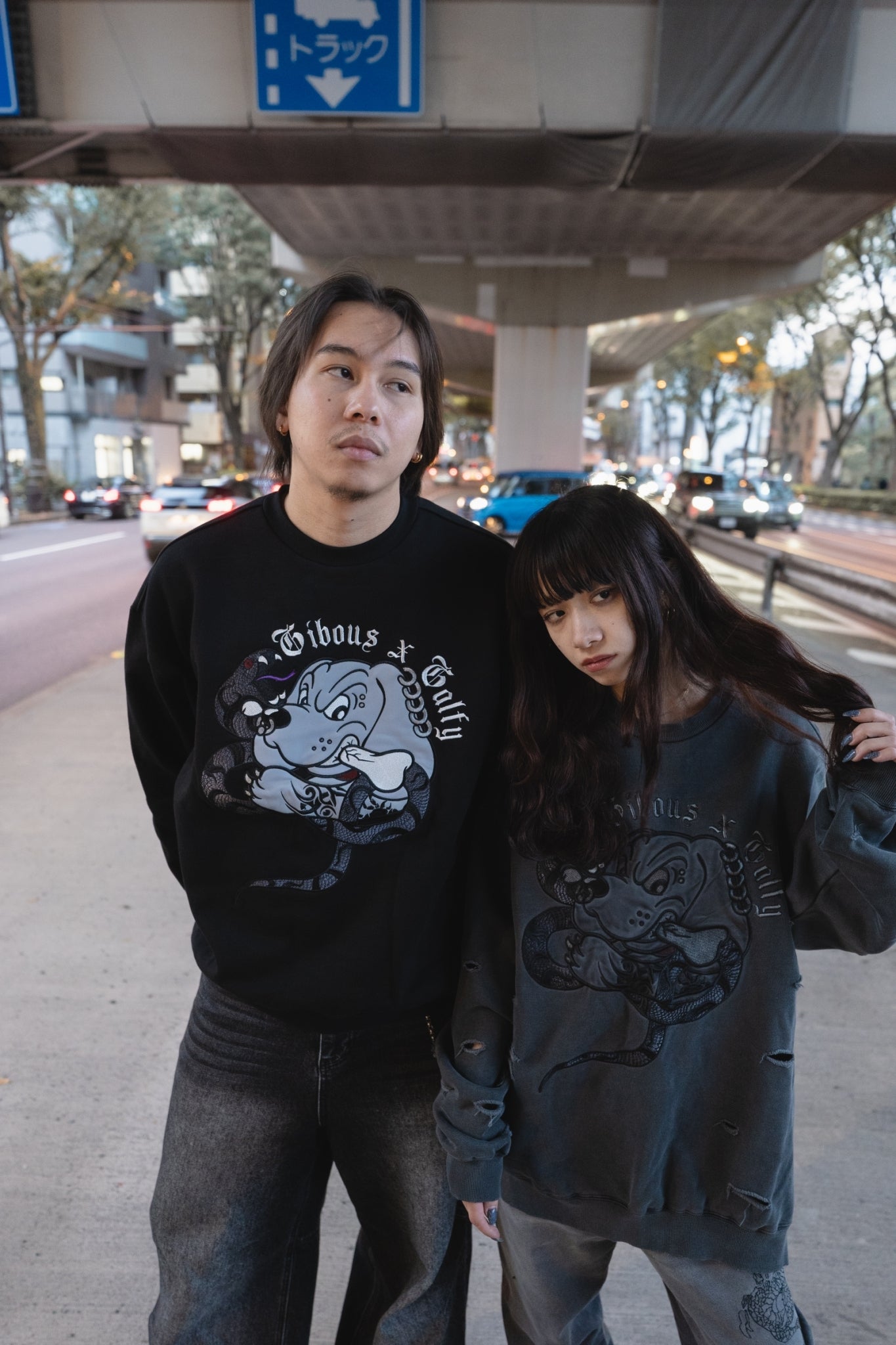 【受注生産】gibous×GALFY snake dog trainer black